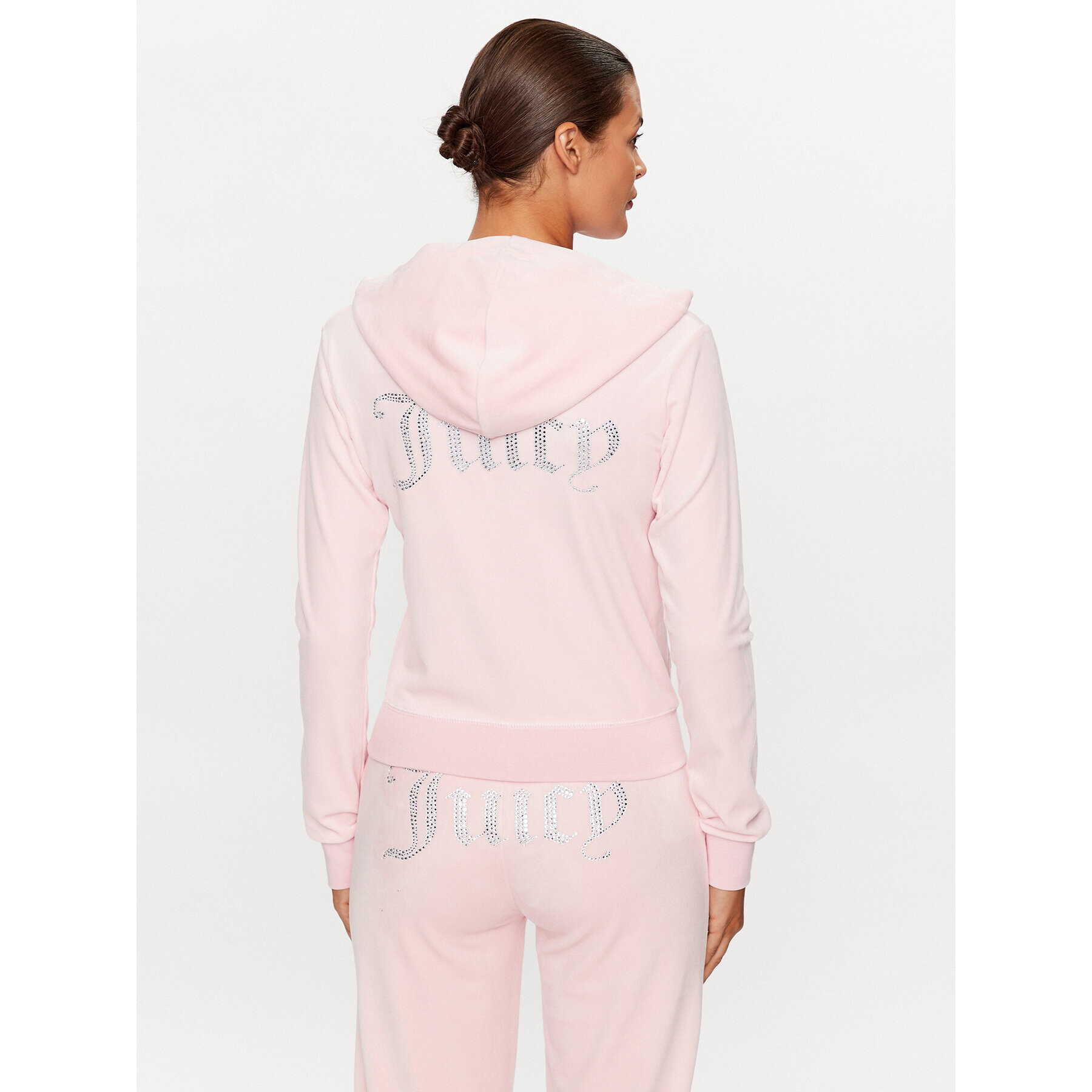 Juicy Couture Суитшърт Robertson JCCA221006 Розов Regular Fit - Pepit.bg