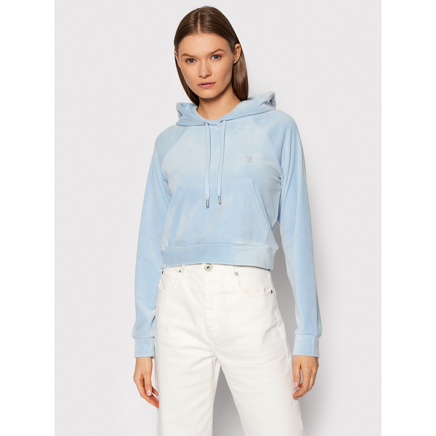 Juicy Couture Суитшърт Sally JCAPW046 Син Regular Fit - Pepit.bg
