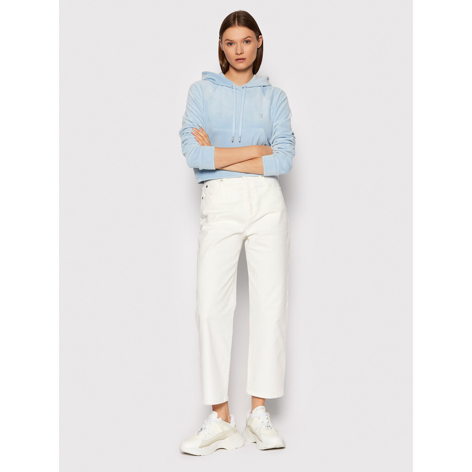 Juicy Couture Суитшърт Sally JCAPW046 Син Regular Fit - Pepit.bg