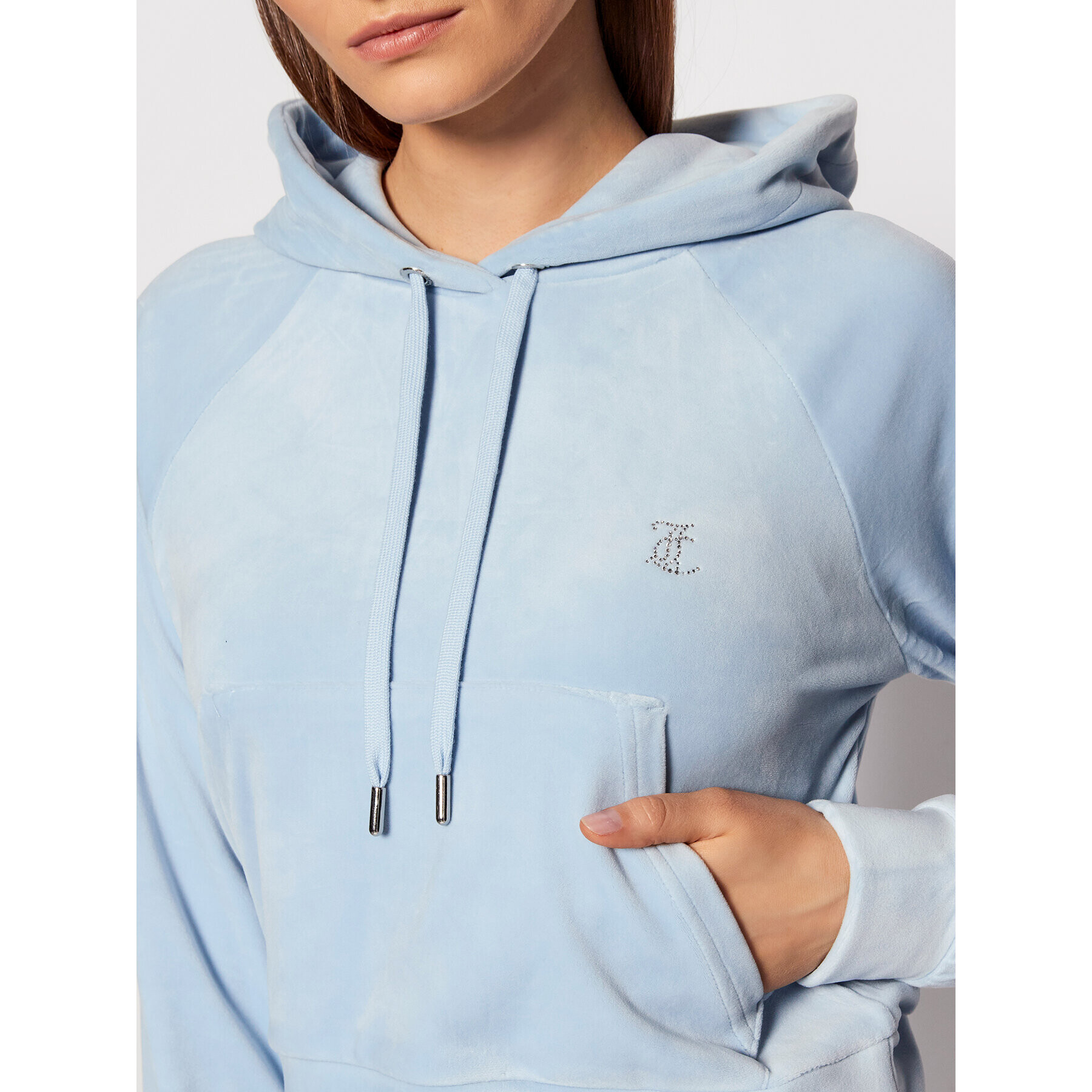 Juicy Couture Суитшърт Sally JCAPW046 Син Regular Fit - Pepit.bg