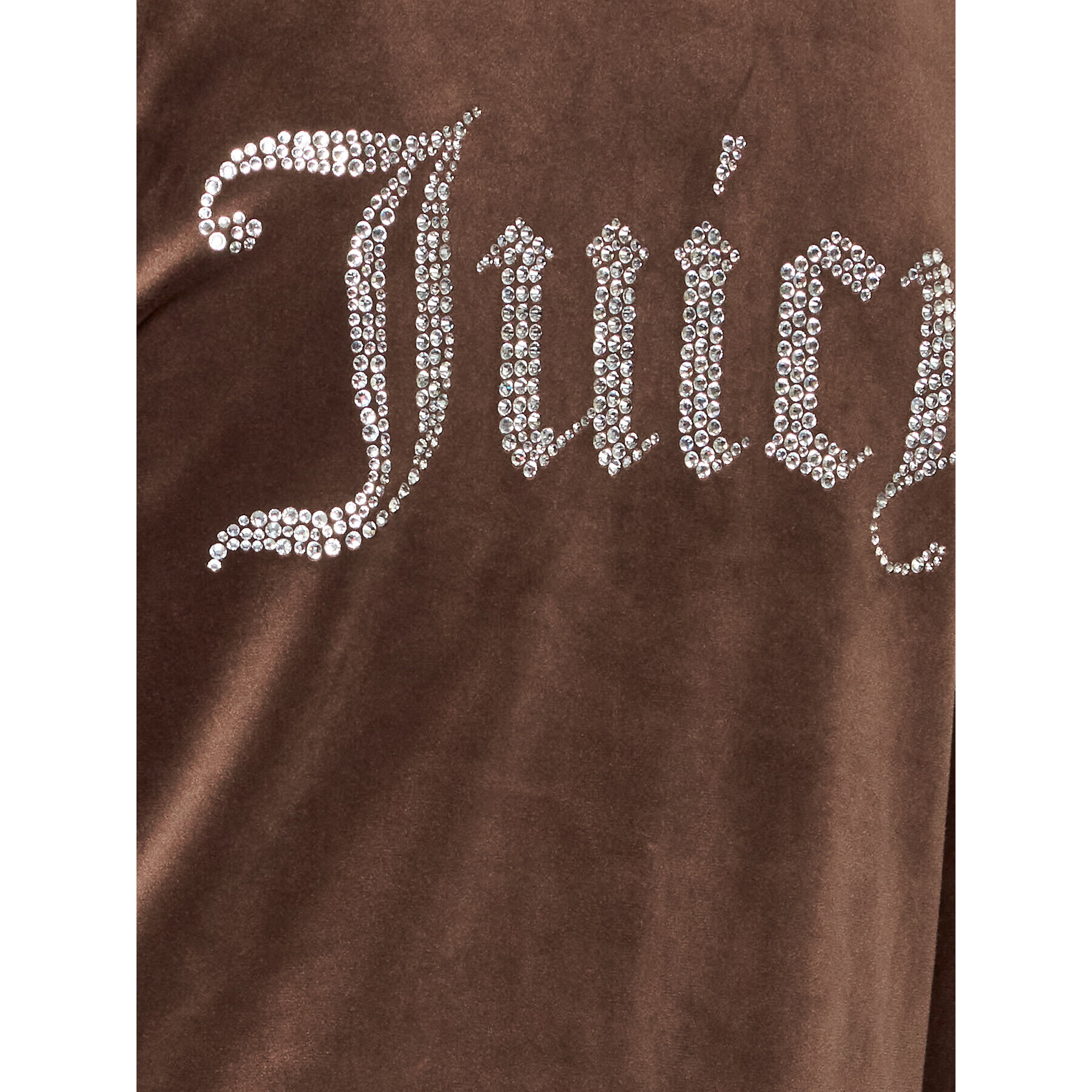 Juicy Couture Суитшърт Tanya JCAPW044 Кафяв Slim Fit - Pepit.bg