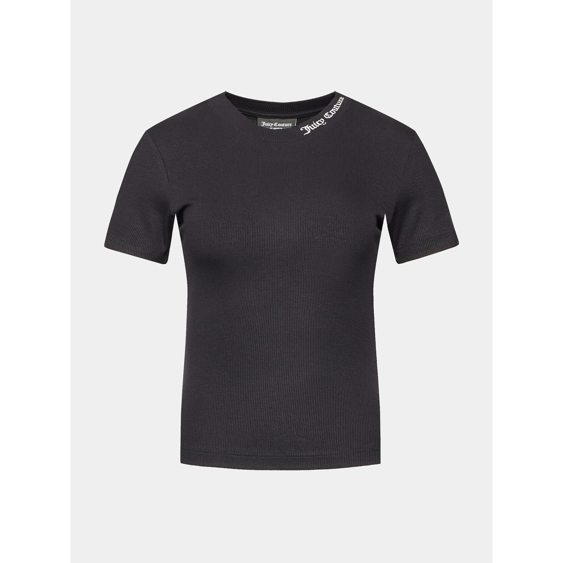 Juicy Couture Тишърт JCCCT123802 Черен Slim Fit - Pepit.bg