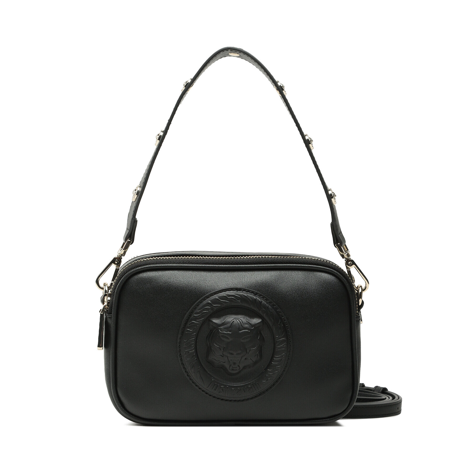 Just Cavalli Дамска чанта 74RB4B52 Черен - Pepit.bg