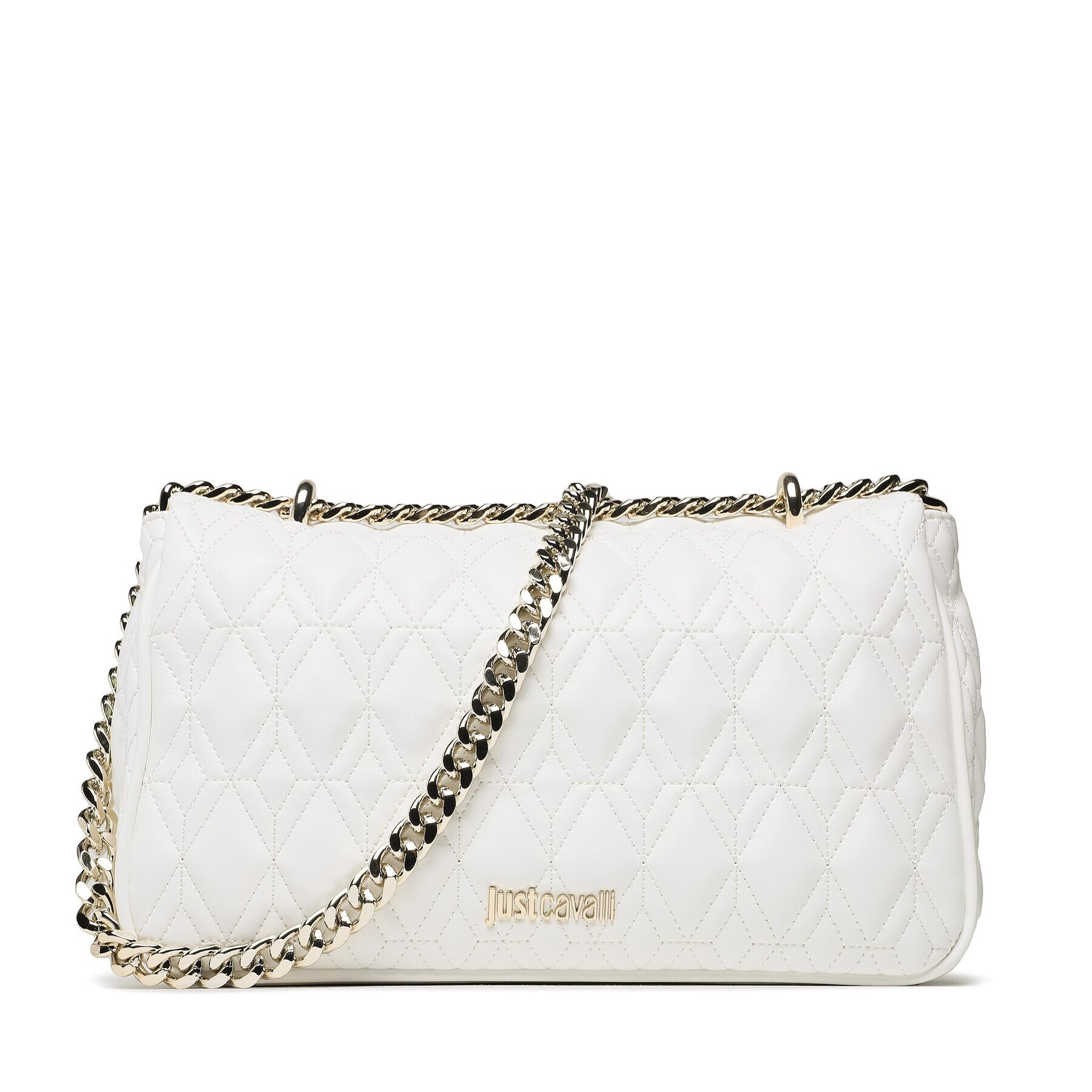 Just Cavalli Дамска чанта 74RB4B66 Бял - Pepit.bg