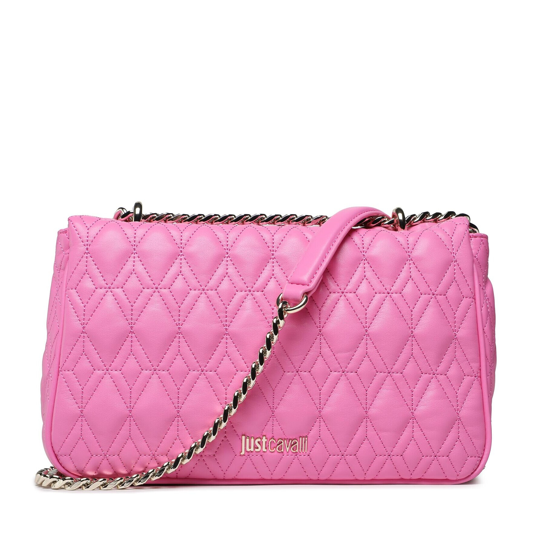 Just Cavalli Дамска чанта 74RB4B66 Розов - Pepit.bg
