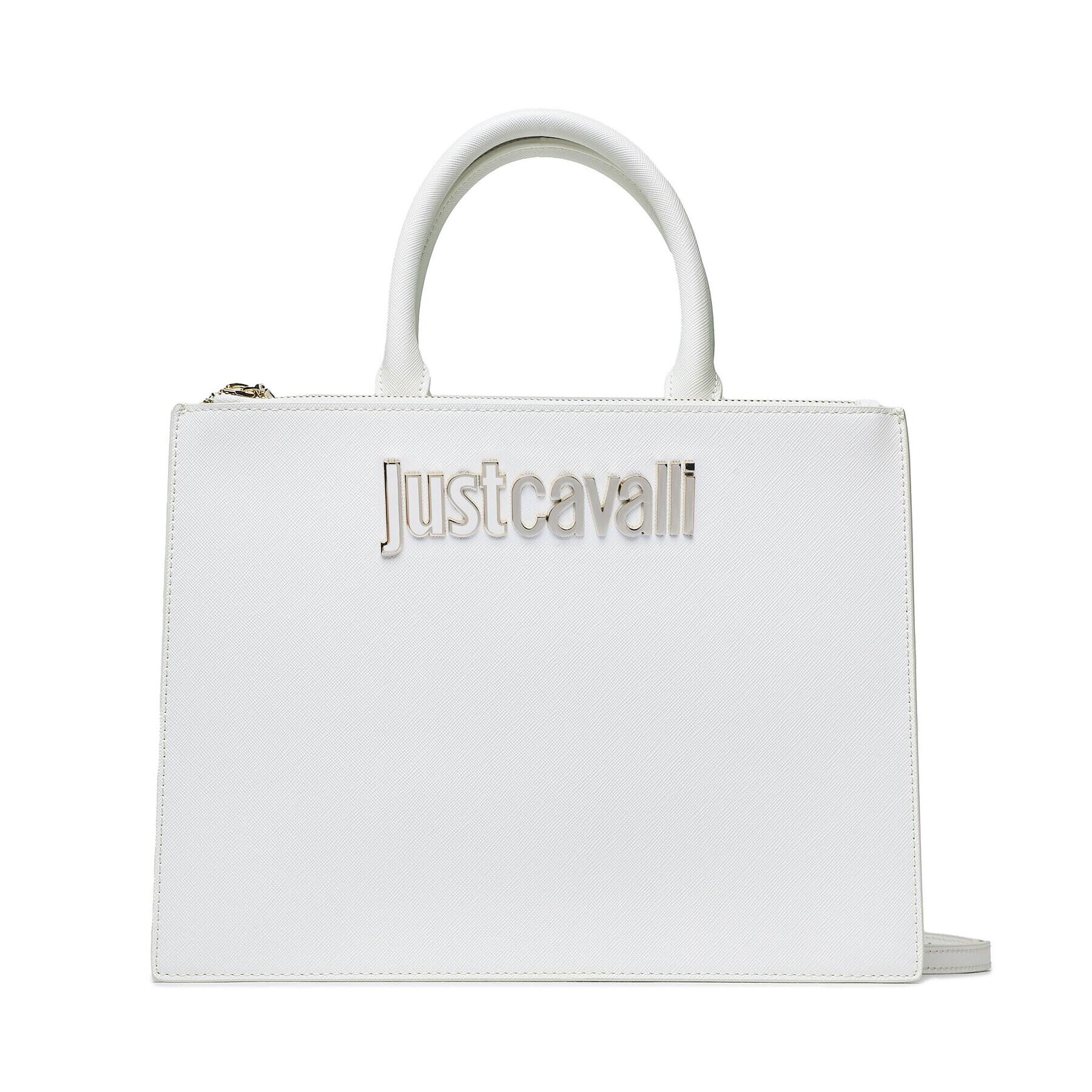Just Cavalli Дамска чанта 74RB4B83 Бял - Pepit.bg