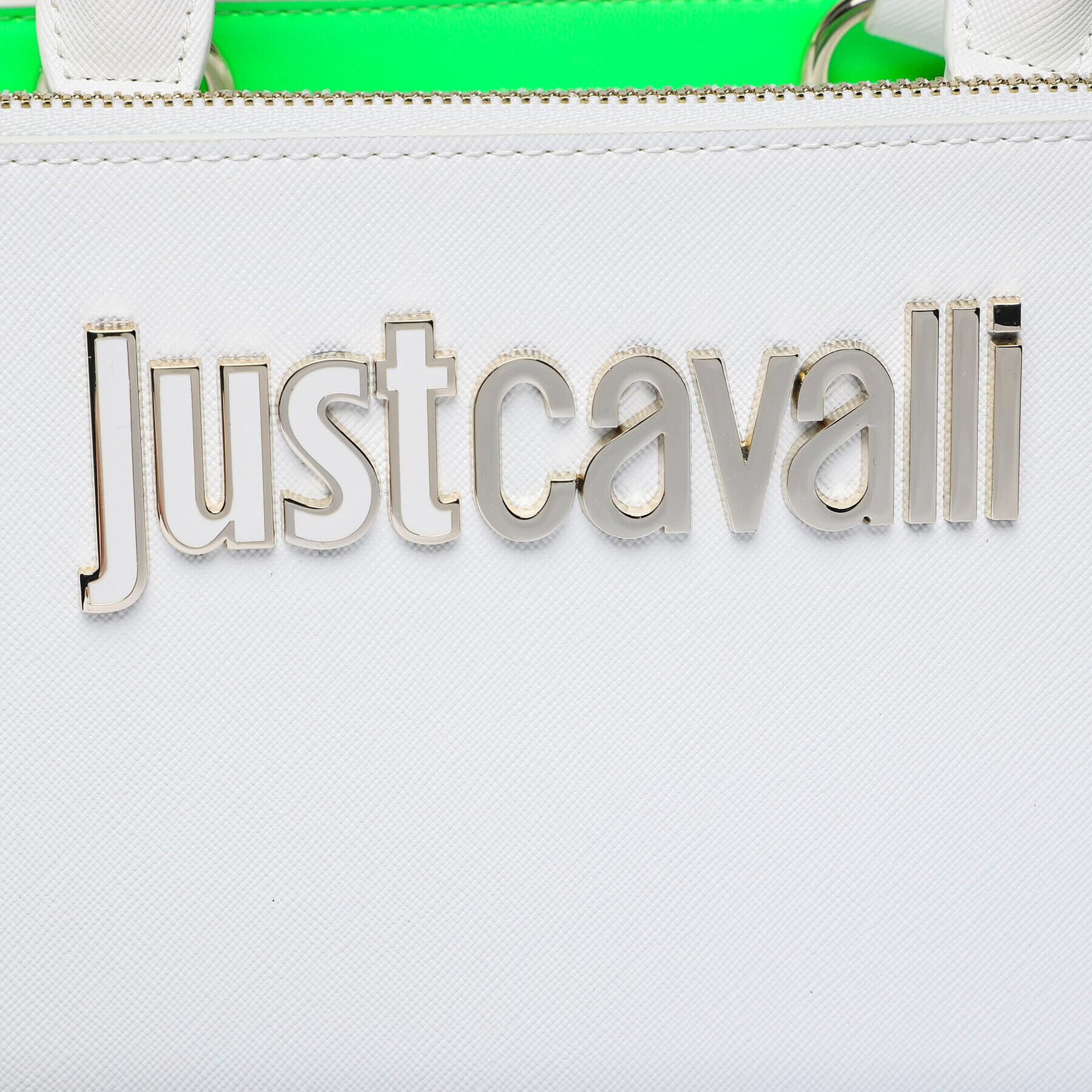 Just Cavalli Дамска чанта 74RB4B83 Бял - Pepit.bg