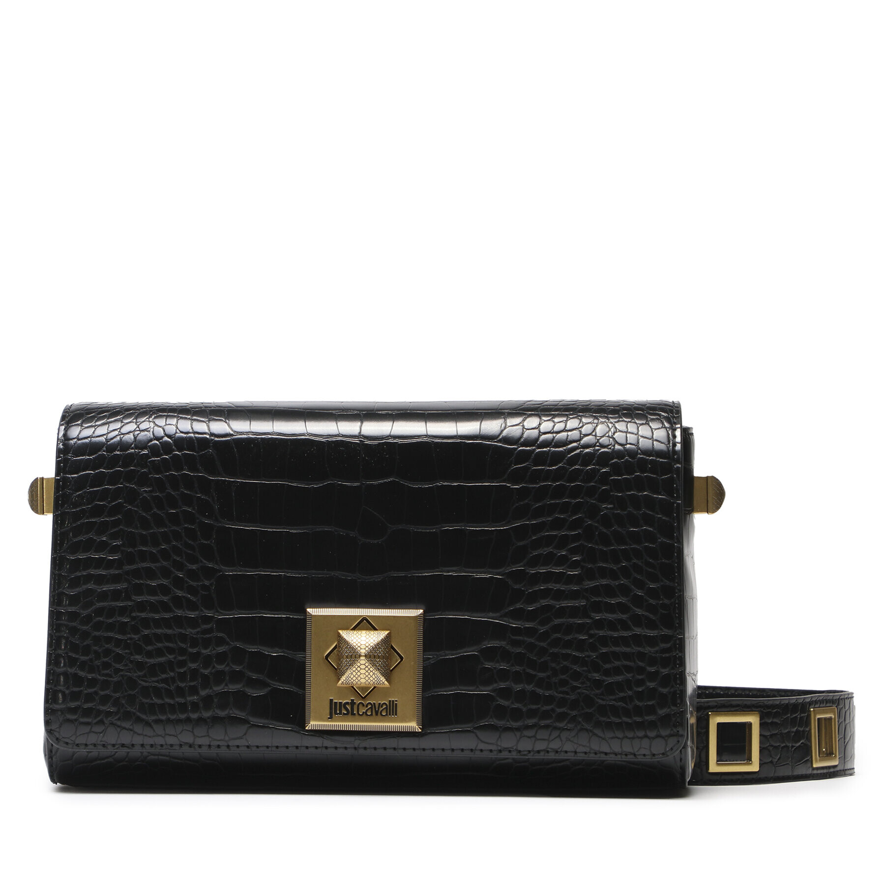 Just Cavalli Дамска чанта 75RA4BG1 Черен - Pepit.bg
