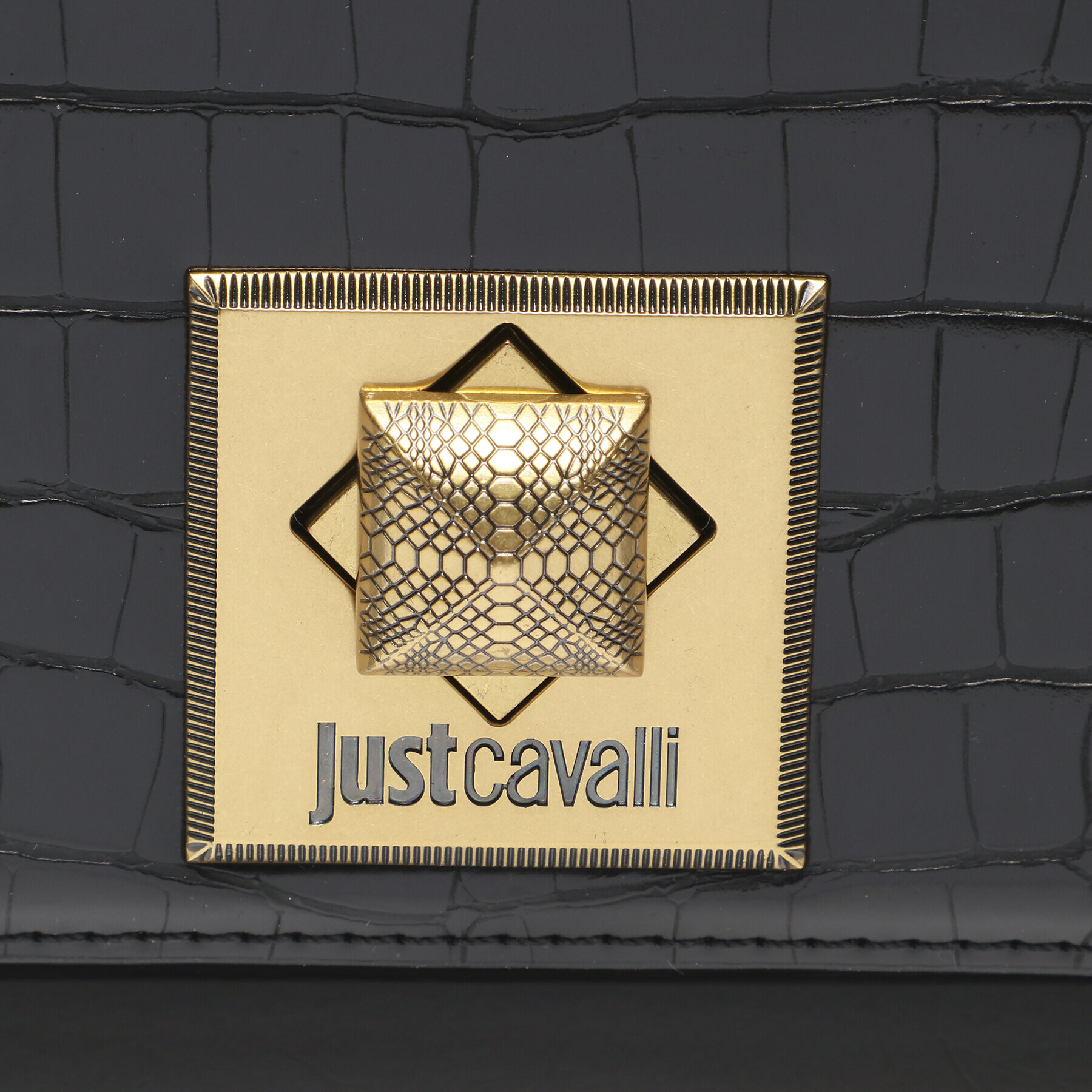Just Cavalli Дамска чанта 75RA4BG1 Черен - Pepit.bg
