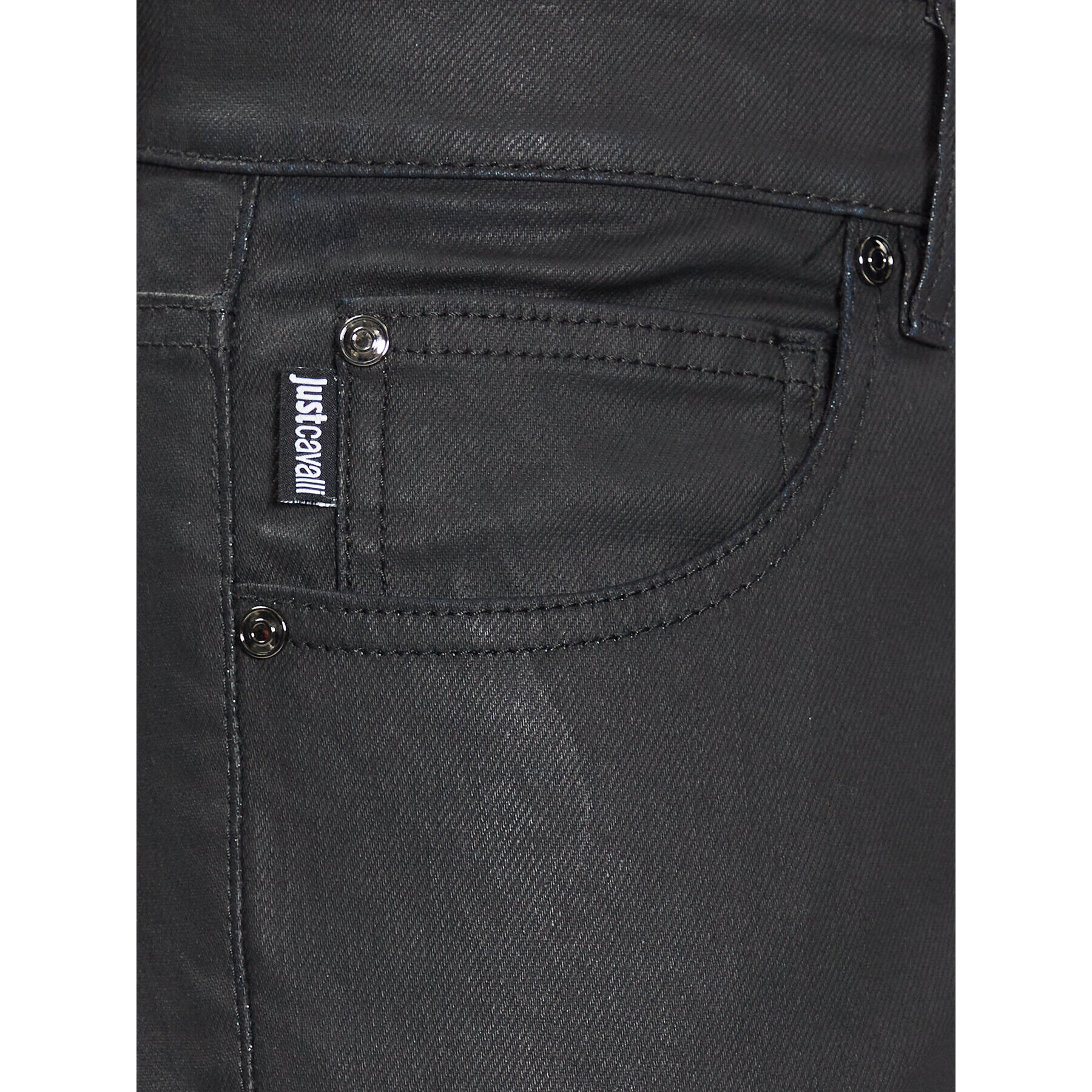 Just Cavalli Дънки 74OBB5S0 Черен Slim Fit - Pepit.bg