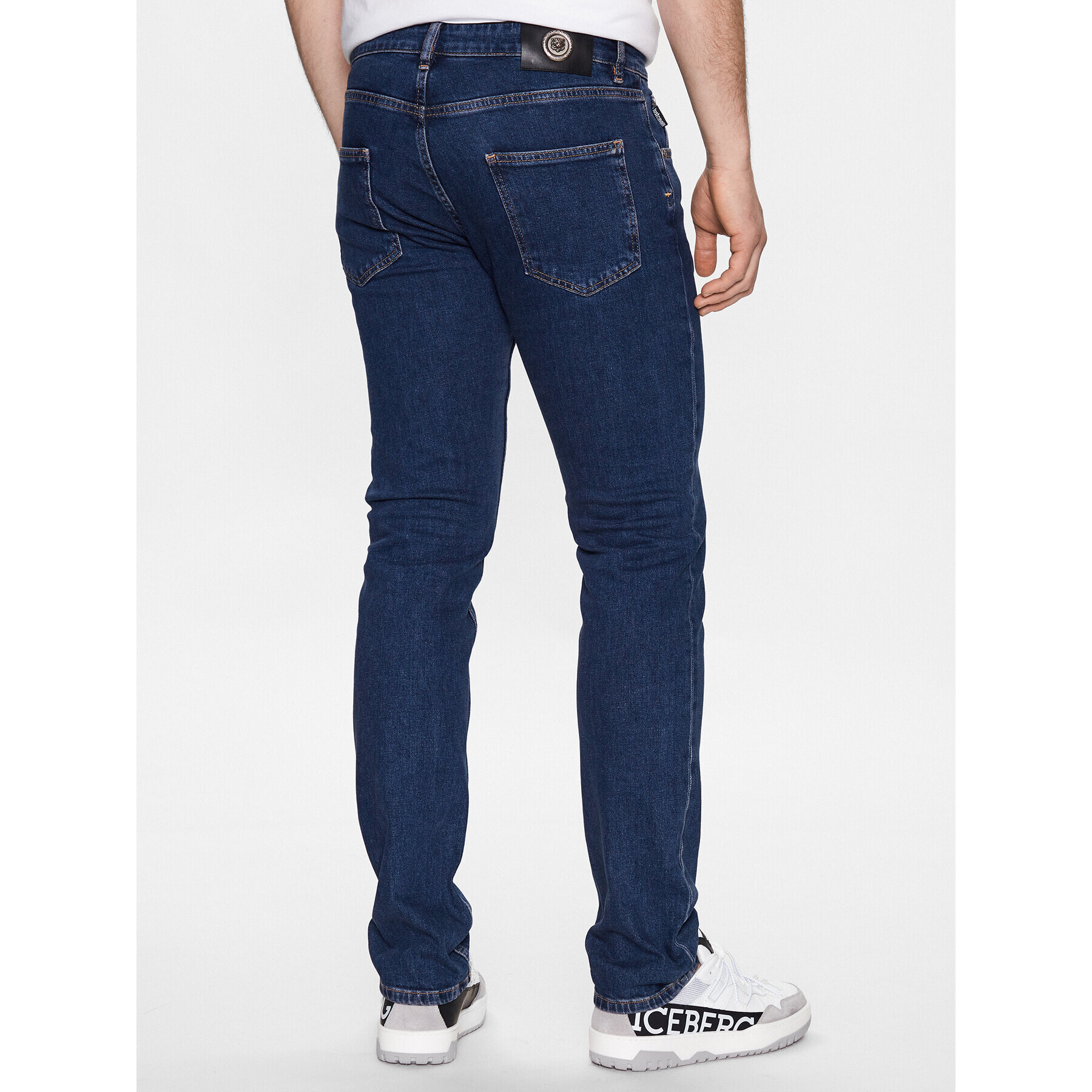 Just Cavalli Дънки 74OBB5S0 Тъмносин Slim Fit - Pepit.bg