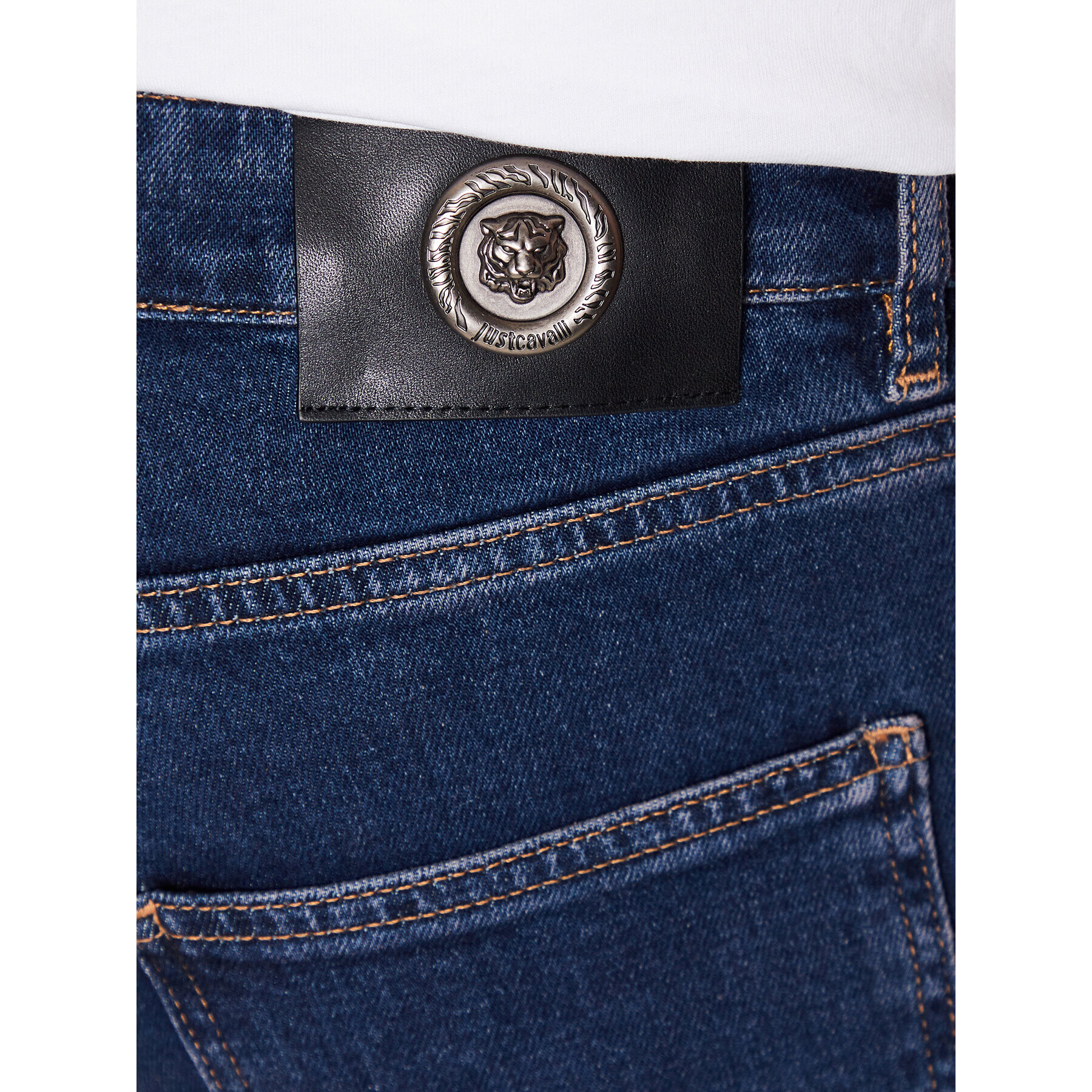 Just Cavalli Дънки 74OBB5S0 Тъмносин Slim Fit - Pepit.bg