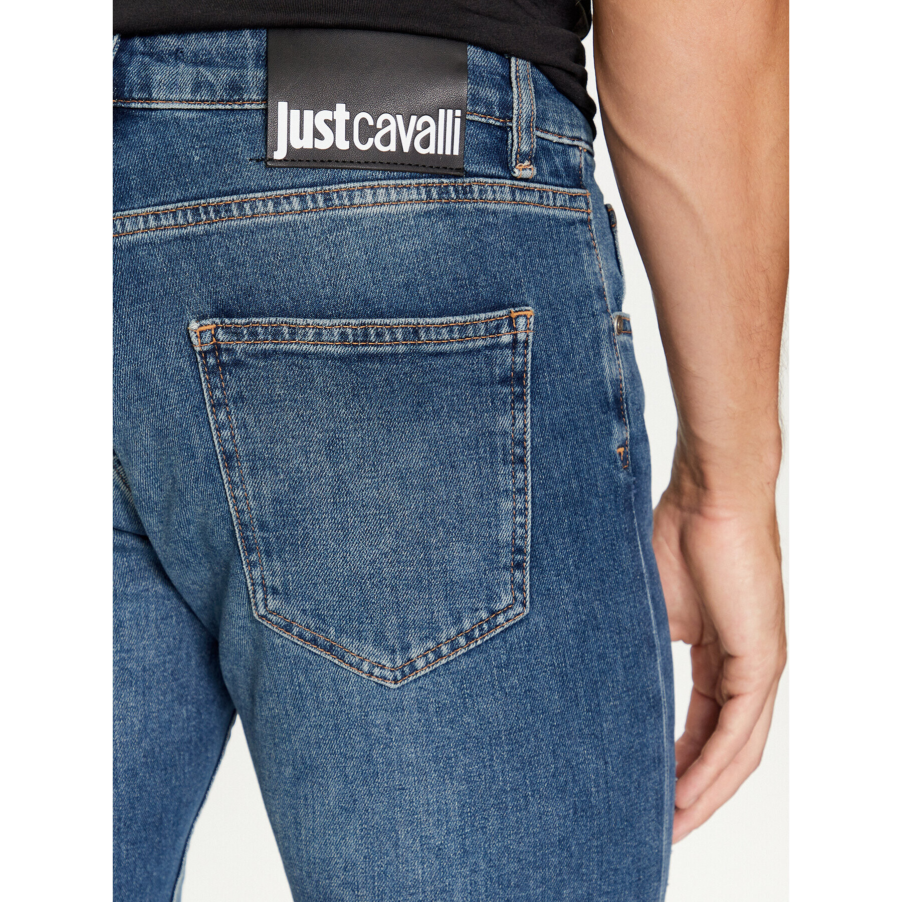 Just Cavalli Дънки 75OAB5S0 Син Slim Fit - Pepit.bg