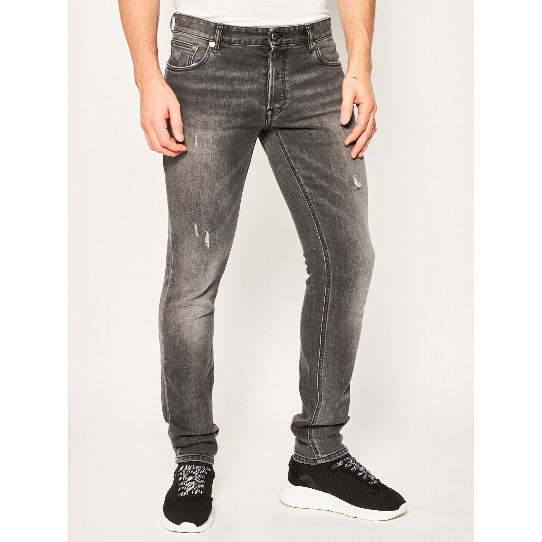 Just Cavalli Дънки тип Slim Fit S01LA0120 Черен Slim Fit - Pepit.bg