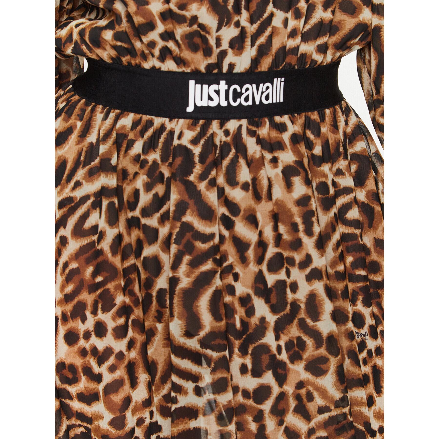 Just Cavalli Ежедневна рокля 74PBO932 Кафяв Regular Fit - Pepit.bg