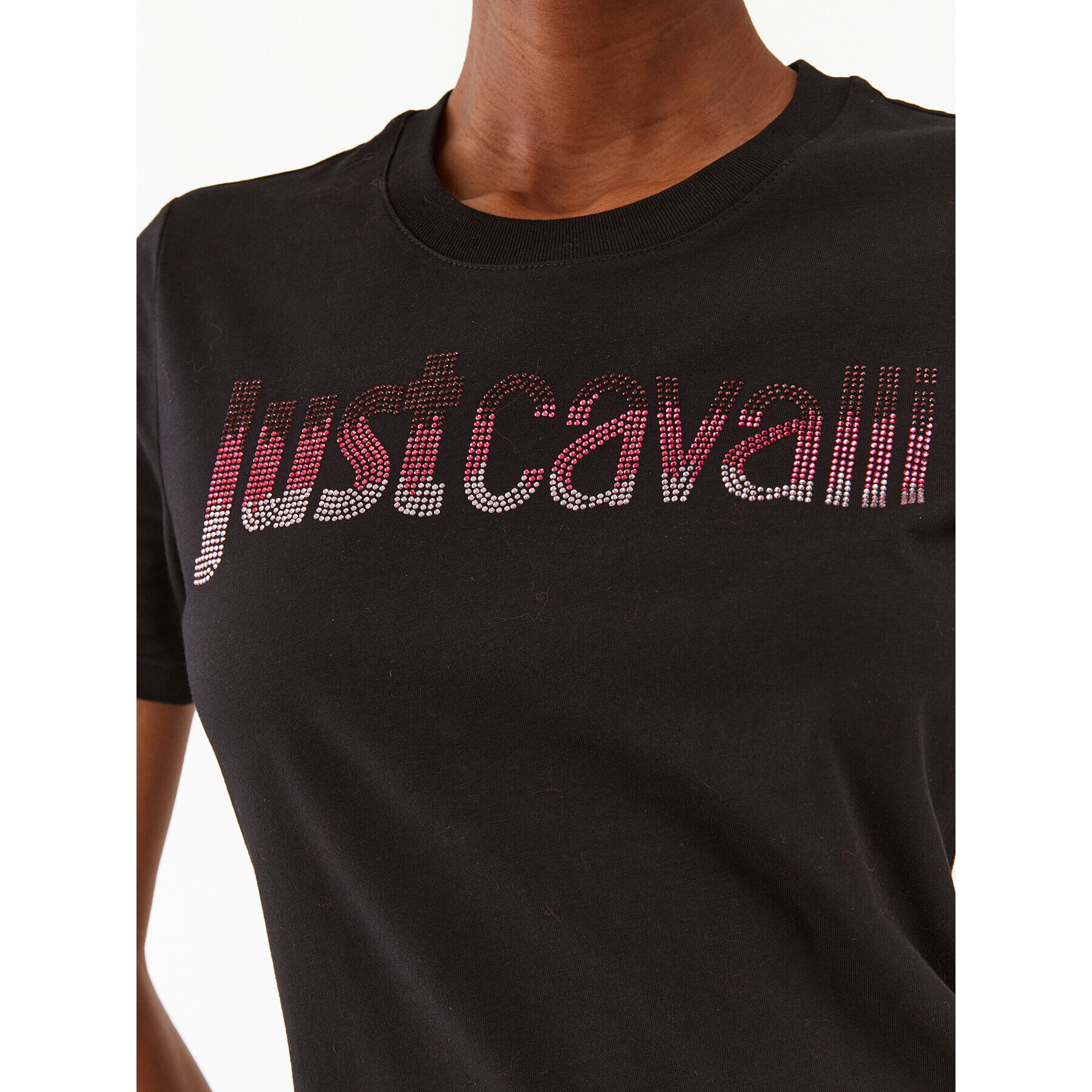 Just Cavalli Ежедневна рокля 75PAOE00 Черен Regular Fit - Pepit.bg