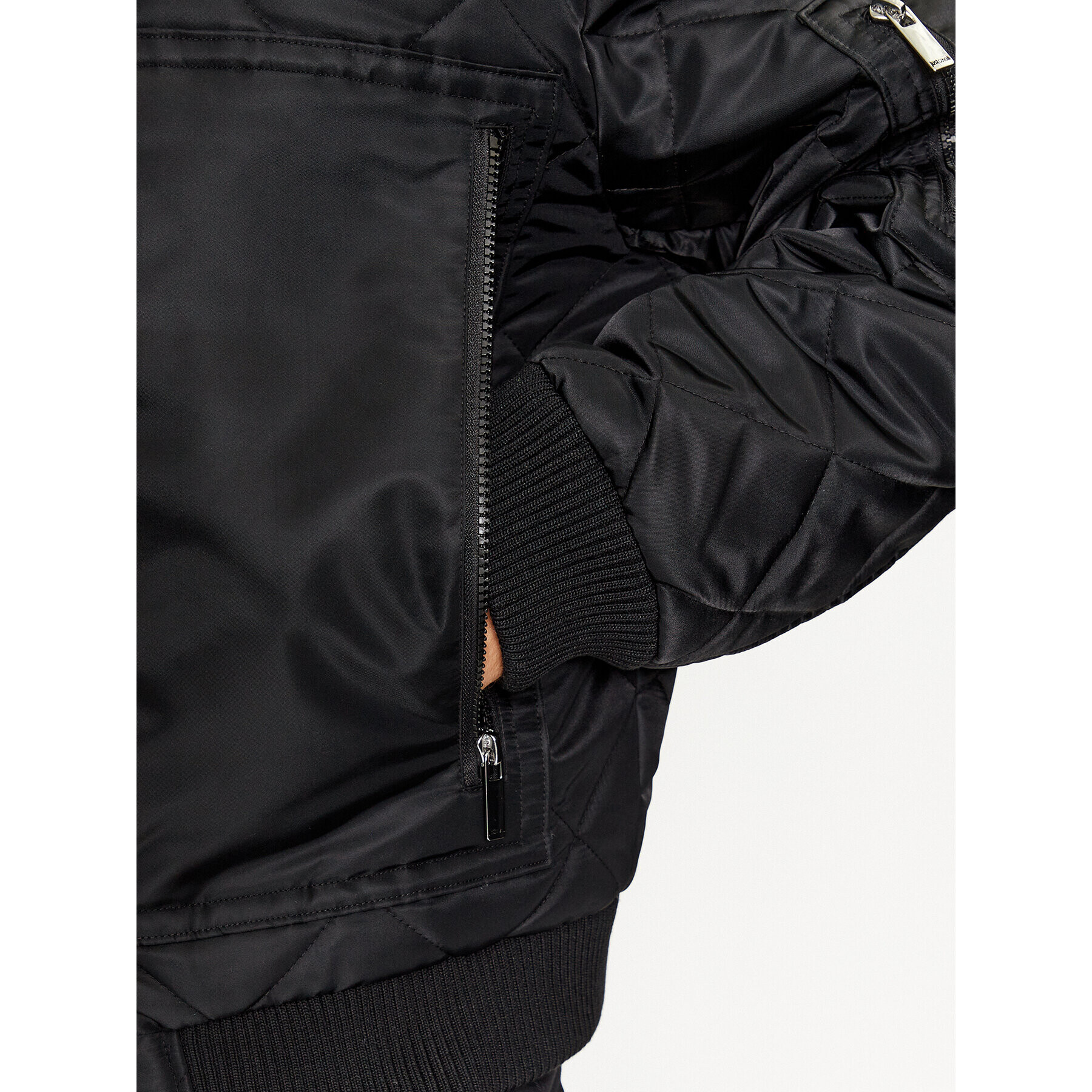 Just Cavalli Яке бомбър 75OASD05 Черен Regular Fit - Pepit.bg