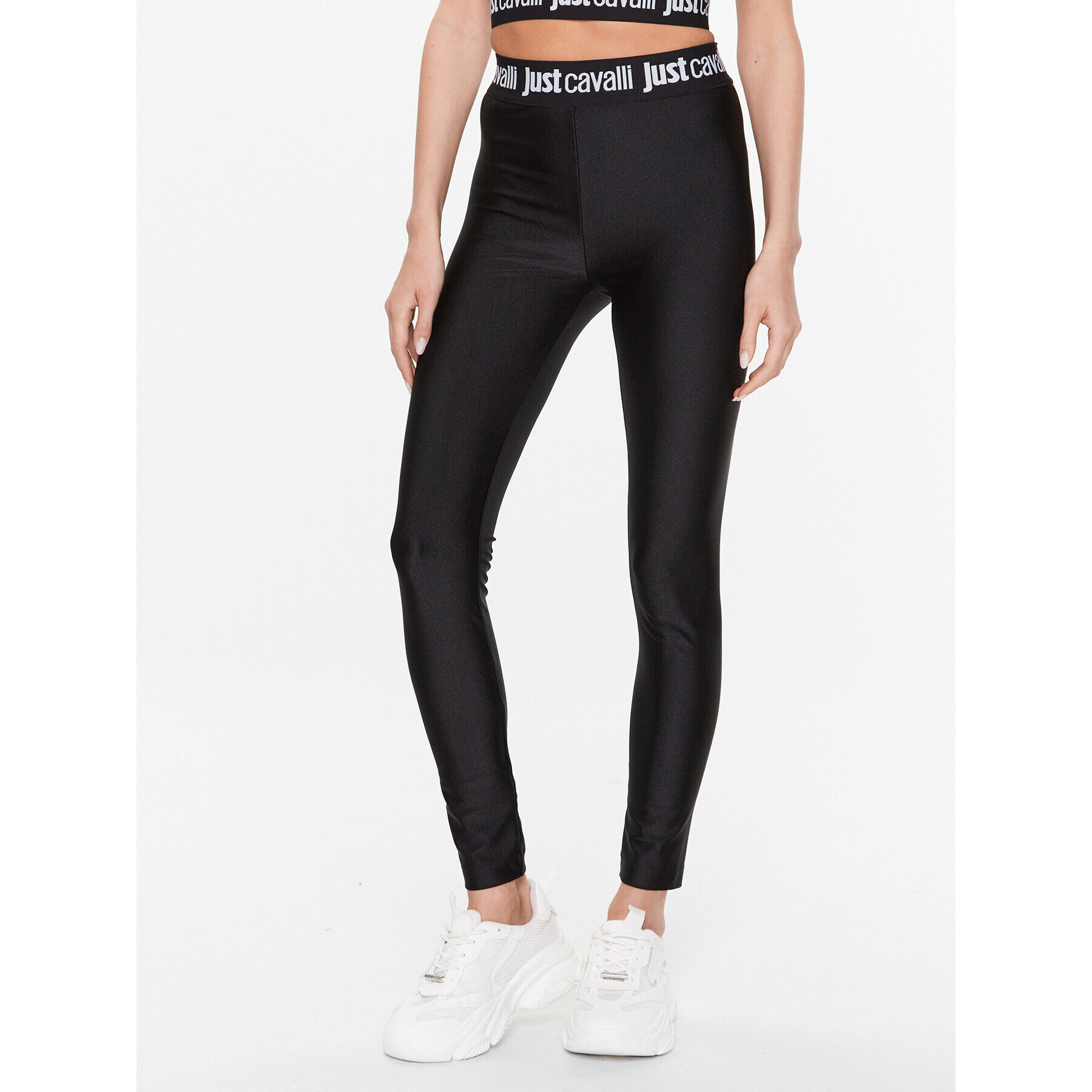Just Cavalli Клин 74PBC100 Черен Slim Fit - Pepit.bg