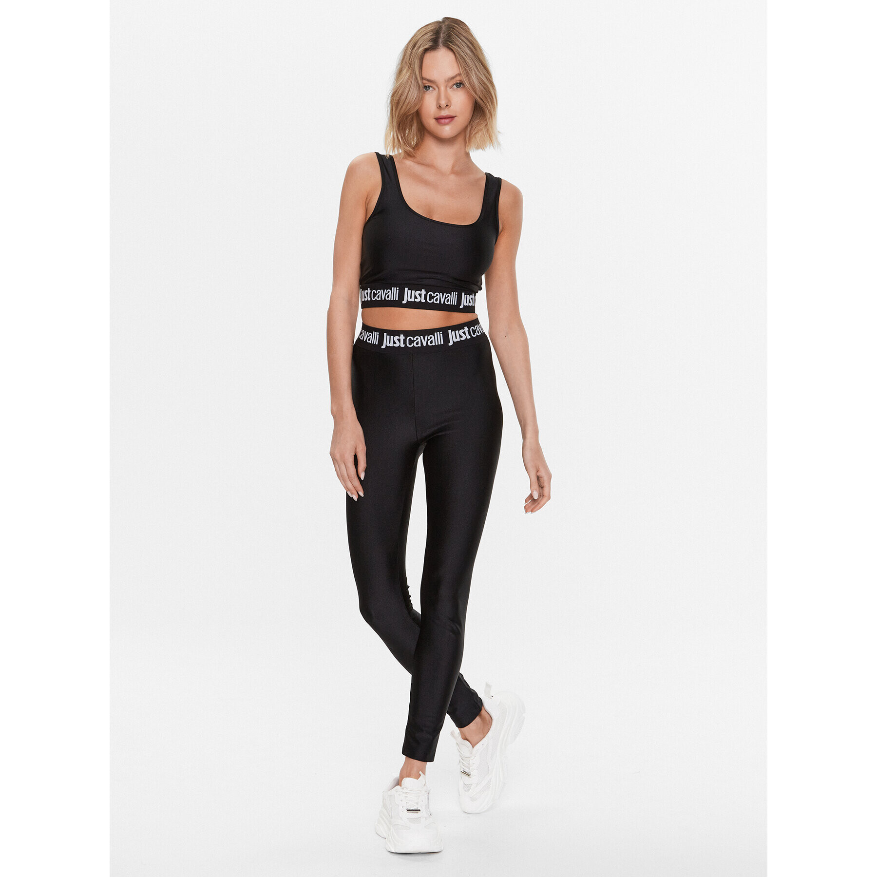 Just Cavalli Клин 74PBC100 Черен Slim Fit - Pepit.bg