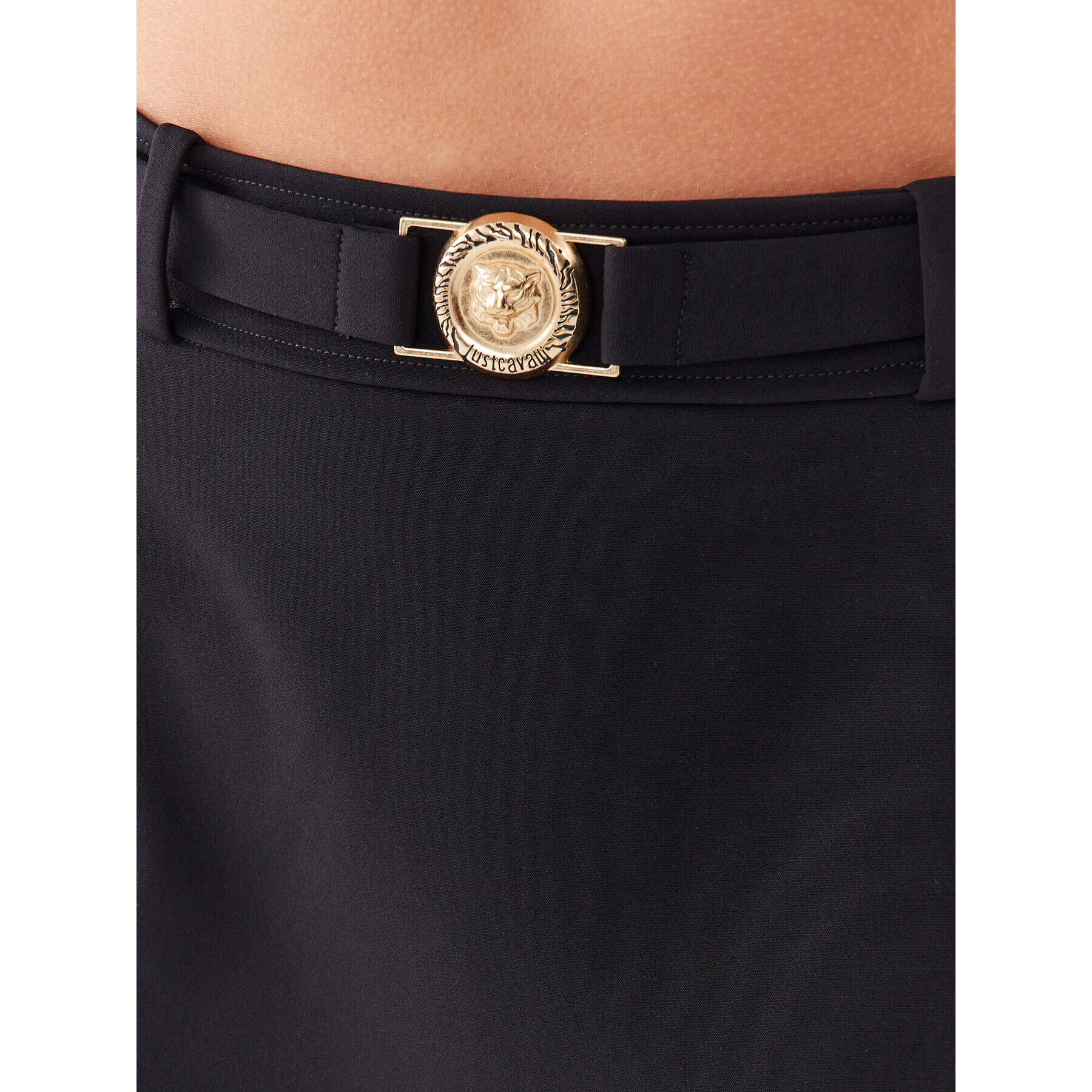 Just Cavalli Мини пола 74PBE803 Черен Slim Fit - Pepit.bg