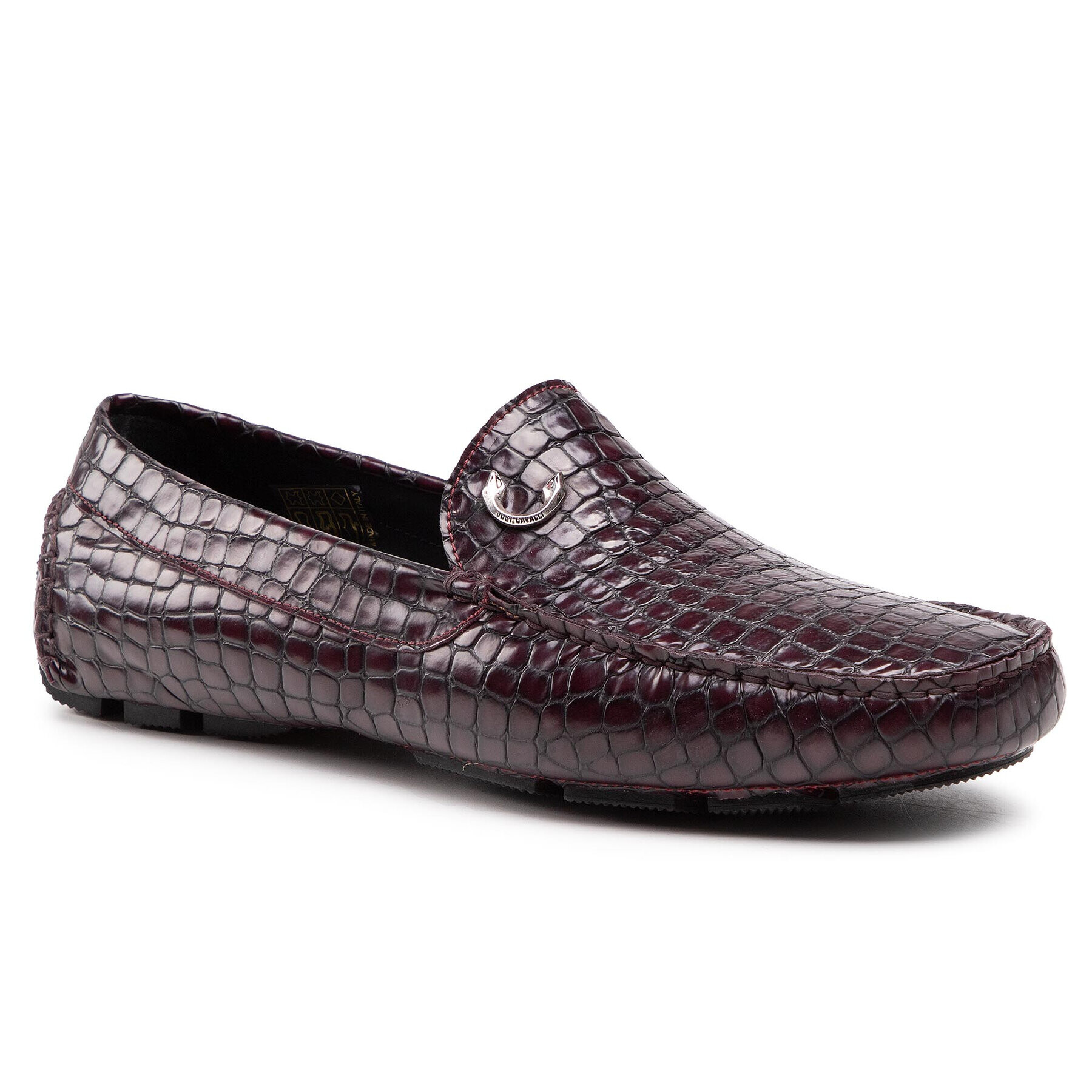 Just Cavalli Мокасини S08WR0040 Бордо - Pepit.bg
