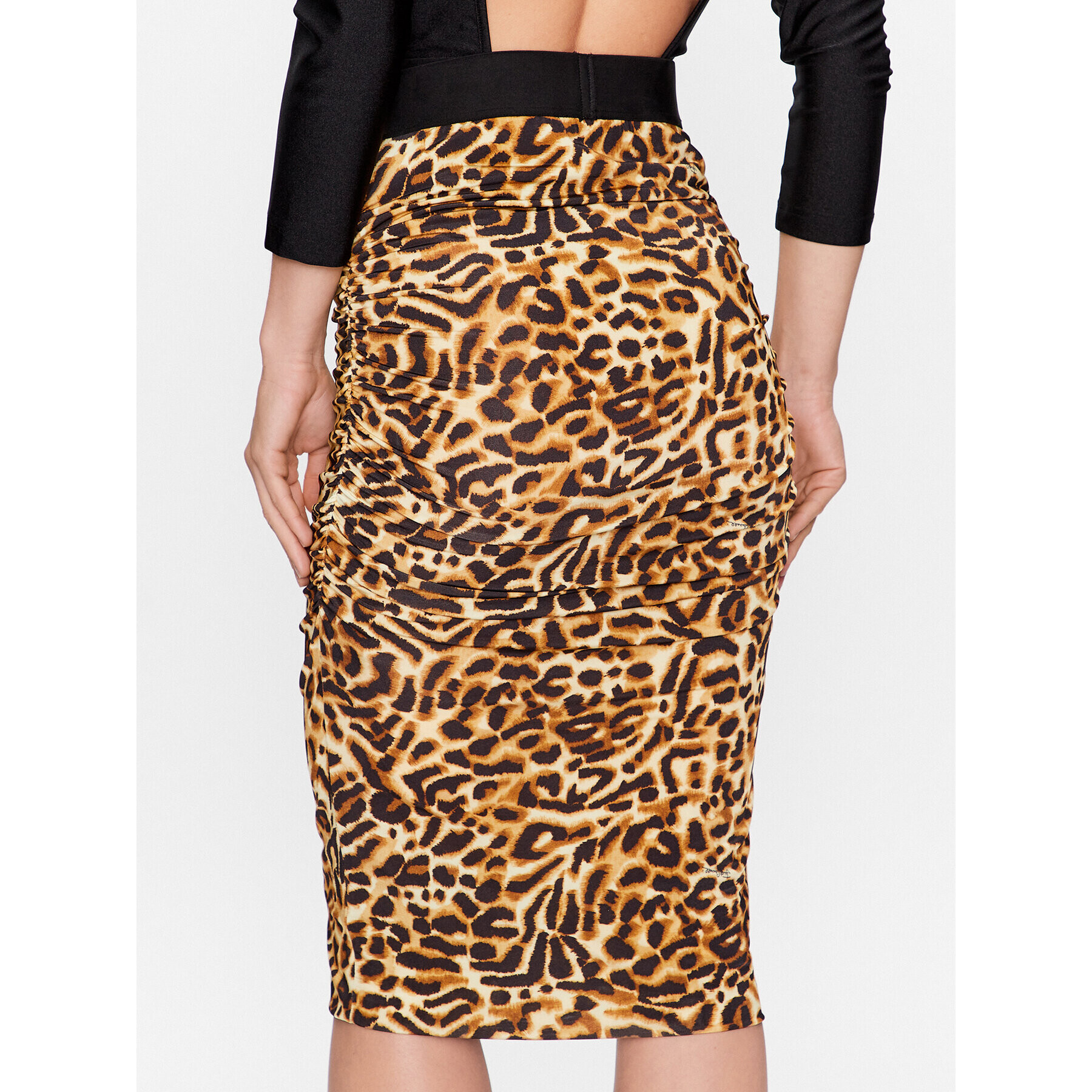 Just Cavalli Пола тип молив 74PBE805 Жълт Slim Fit - Pepit.bg