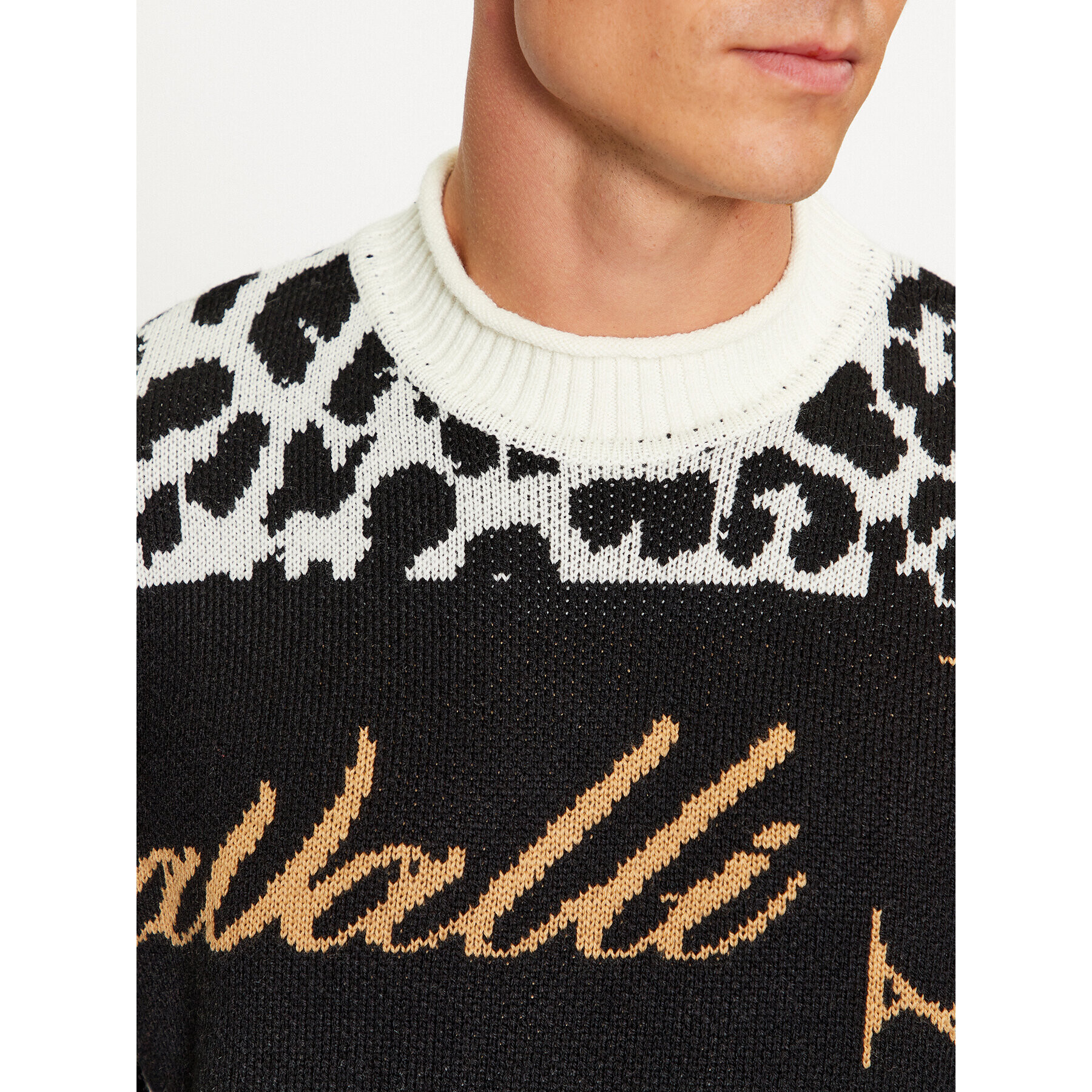 Just Cavalli Пуловер 75OAFM08 Цветен Regular Fit - Pepit.bg