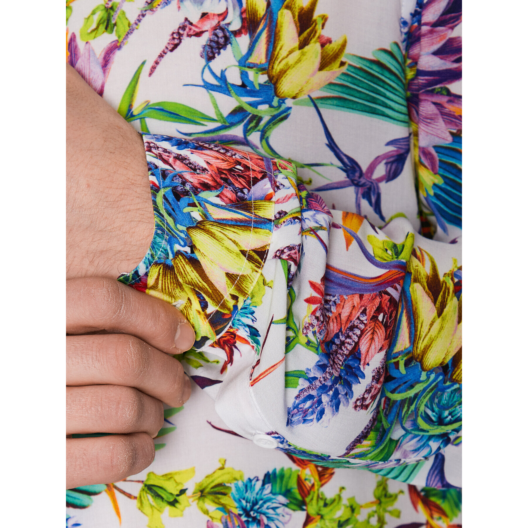 Just Cavalli Риза 74OBL2S2 Бял Regular Fit - Pepit.bg