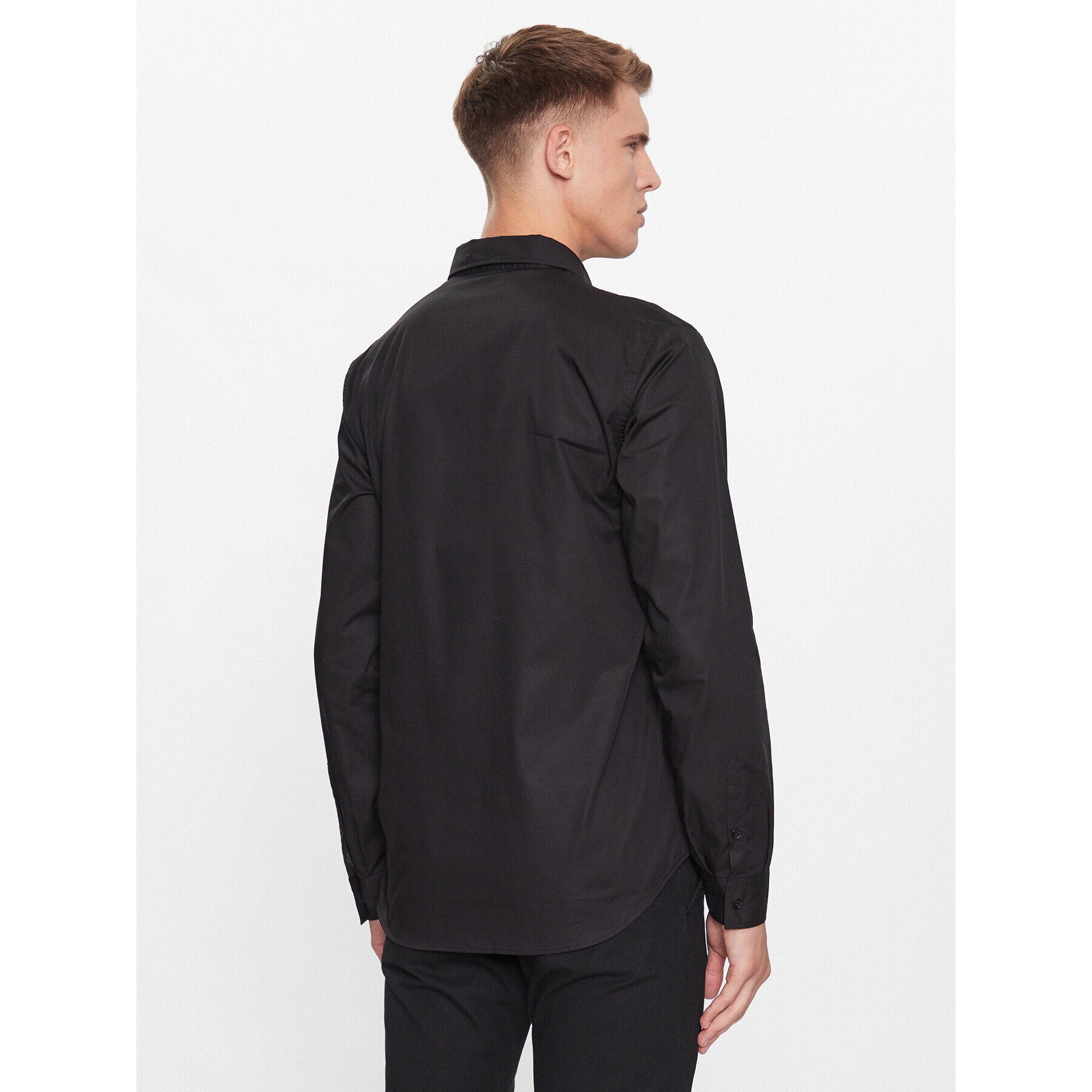 Just Cavalli Риза 75OALYS1 Черен Regular Fit - Pepit.bg