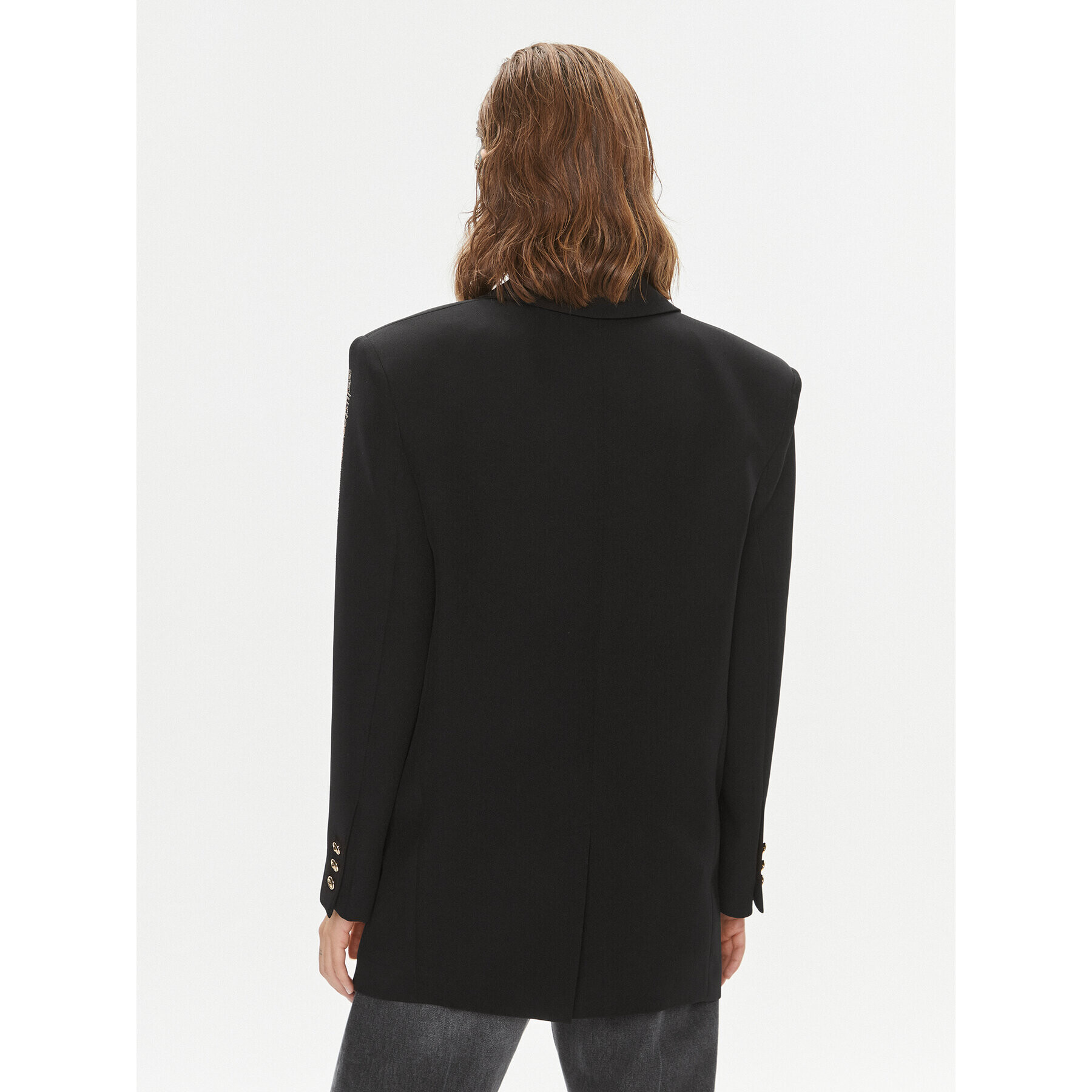 Just Cavalli Сако 75PAQ701 Черен Regular Fit - Pepit.bg