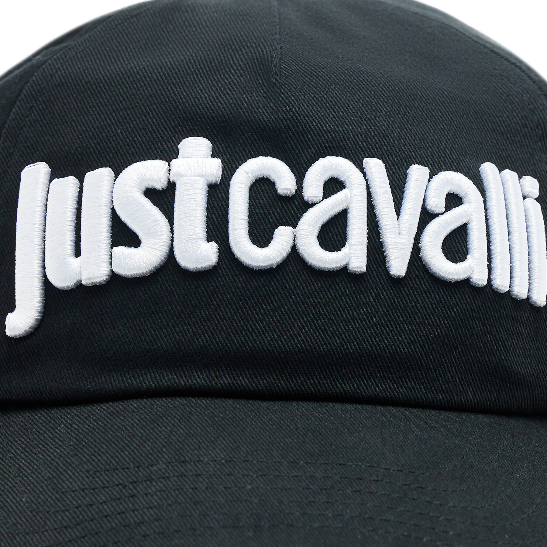 Just Cavalli Шапка с козирка 74QBZK30 Черен - Pepit.bg