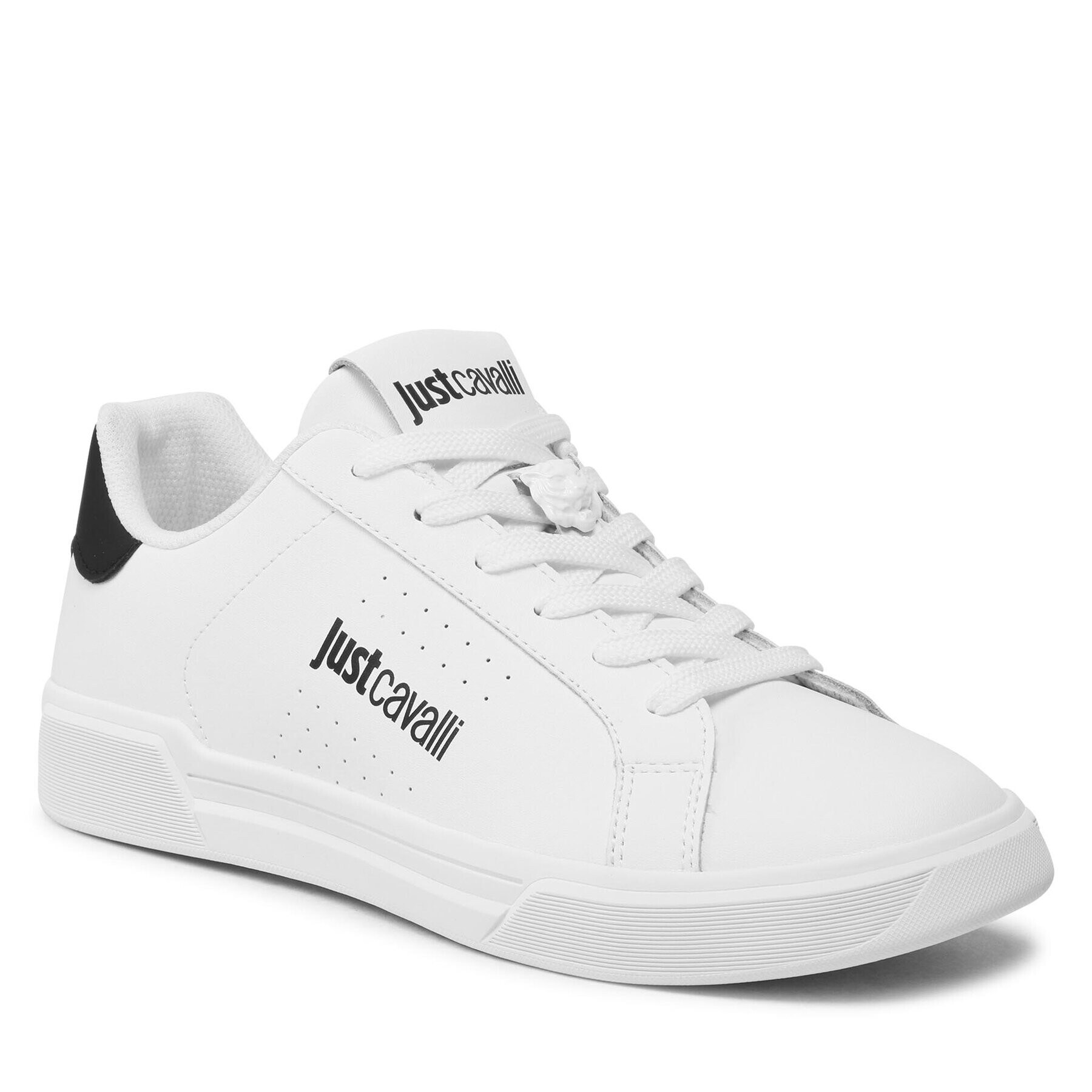 Just Cavalli Сникърси 74QB3SB3 Бял - Pepit.bg