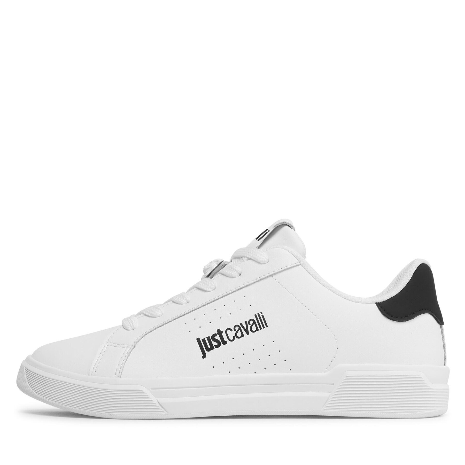 Just Cavalli Сникърси 74QB3SB3 Бял - Pepit.bg