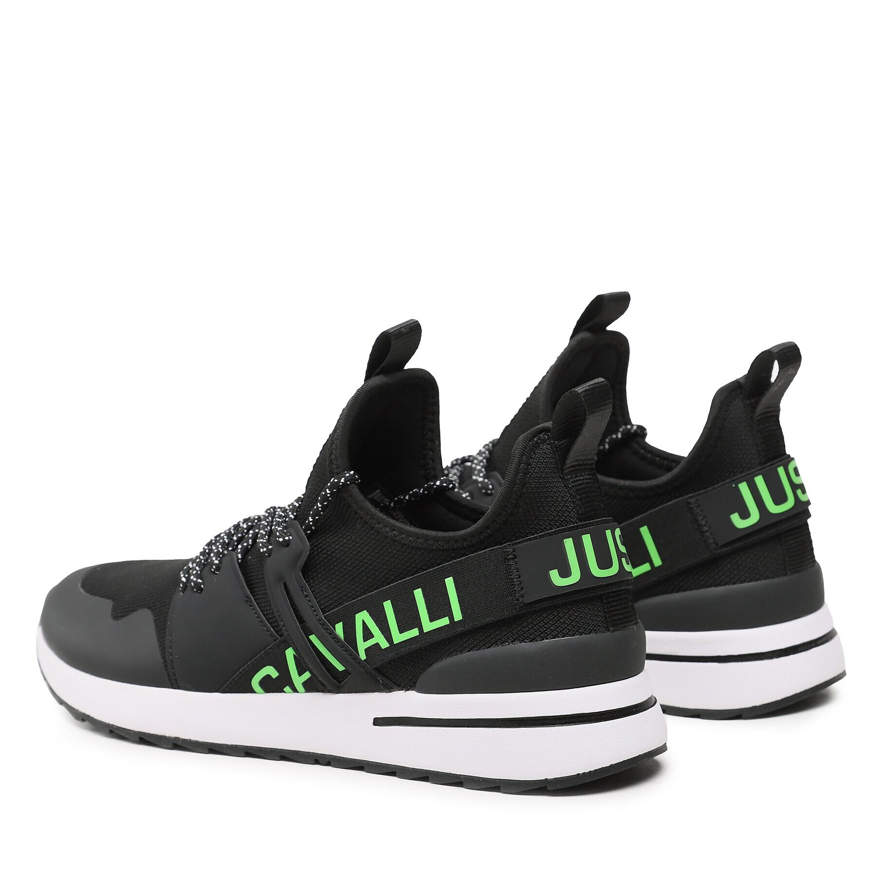 Just Cavalli Сникърси 74QB3SD3 Черен - Pepit.bg