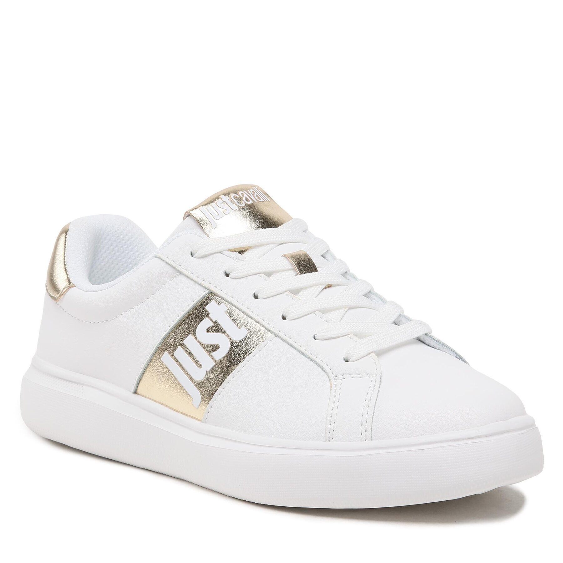 Just Cavalli Сникърси 74RB3SB2 Бял - Pepit.bg
