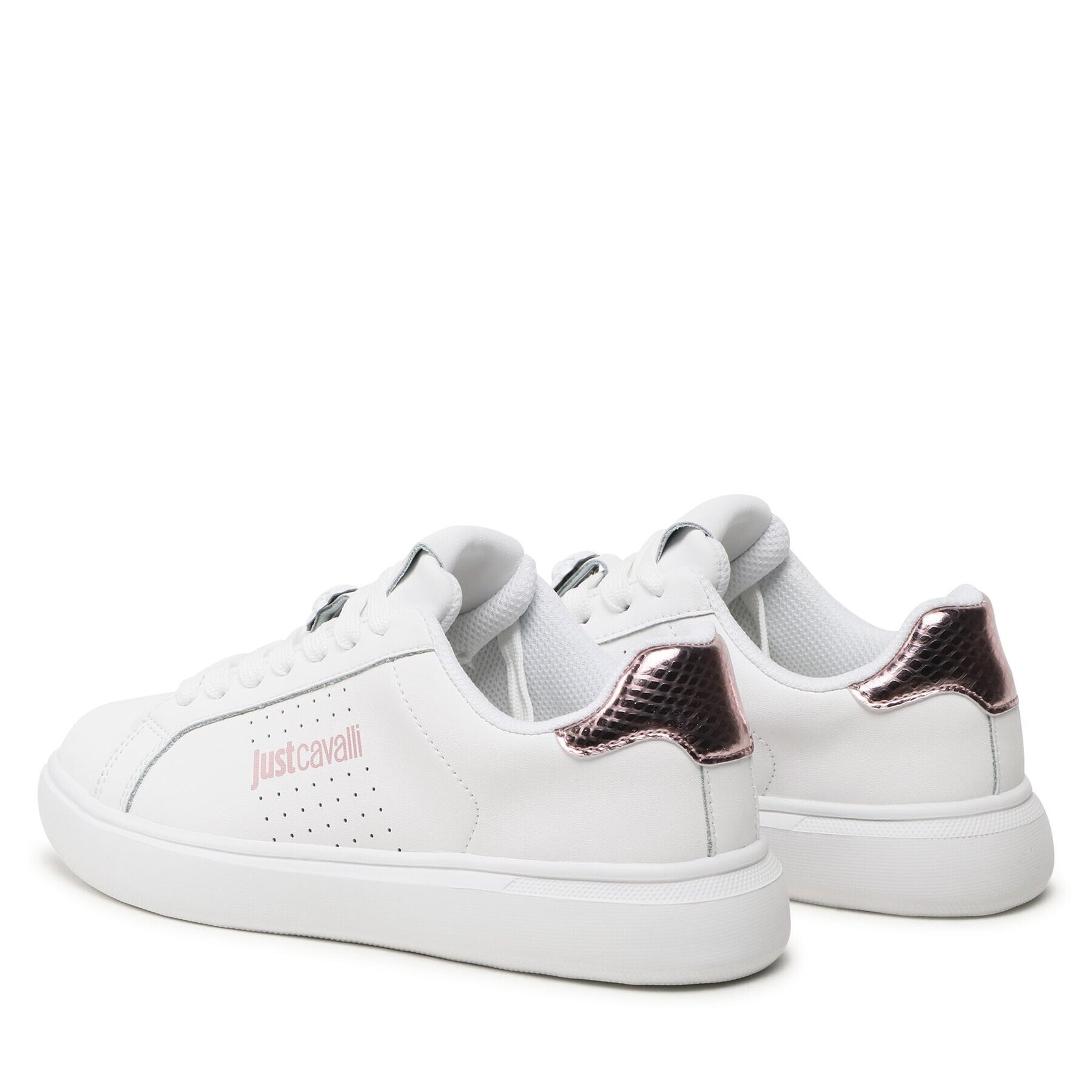 Just Cavalli Сникърси 74RB3SB3 Бял - Pepit.bg