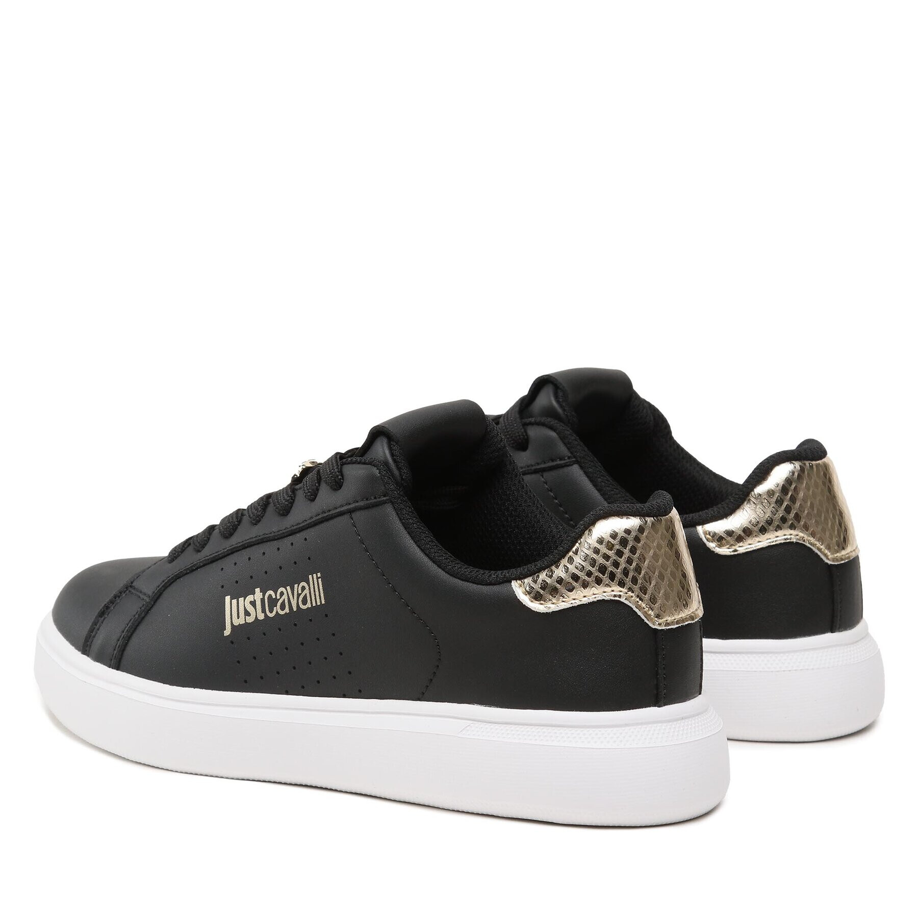 Just Cavalli Сникърси 74RB3SB3 Черен - Pepit.bg
