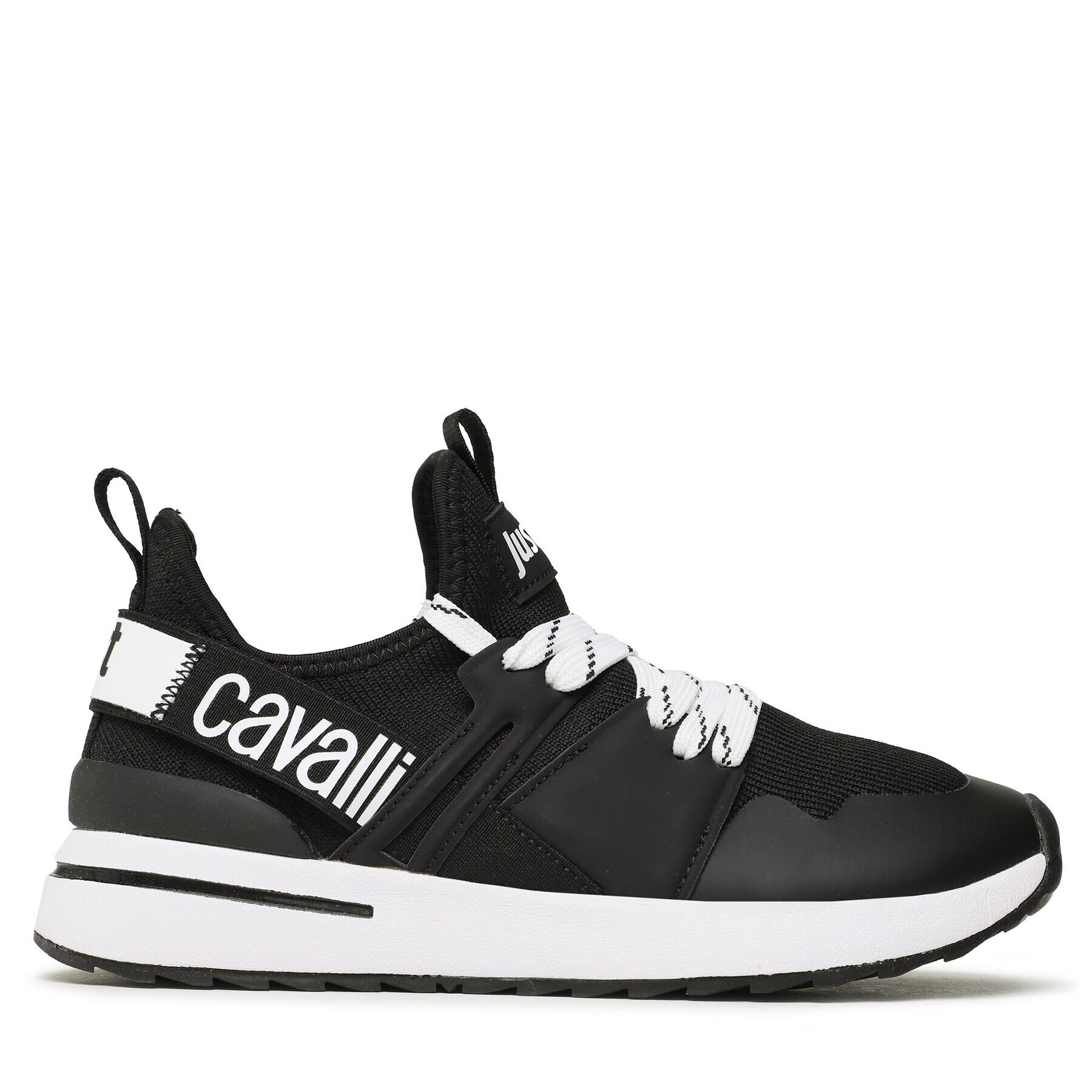 Just Cavalli Сникърси 74RB3SD3 Черен - Pepit.bg