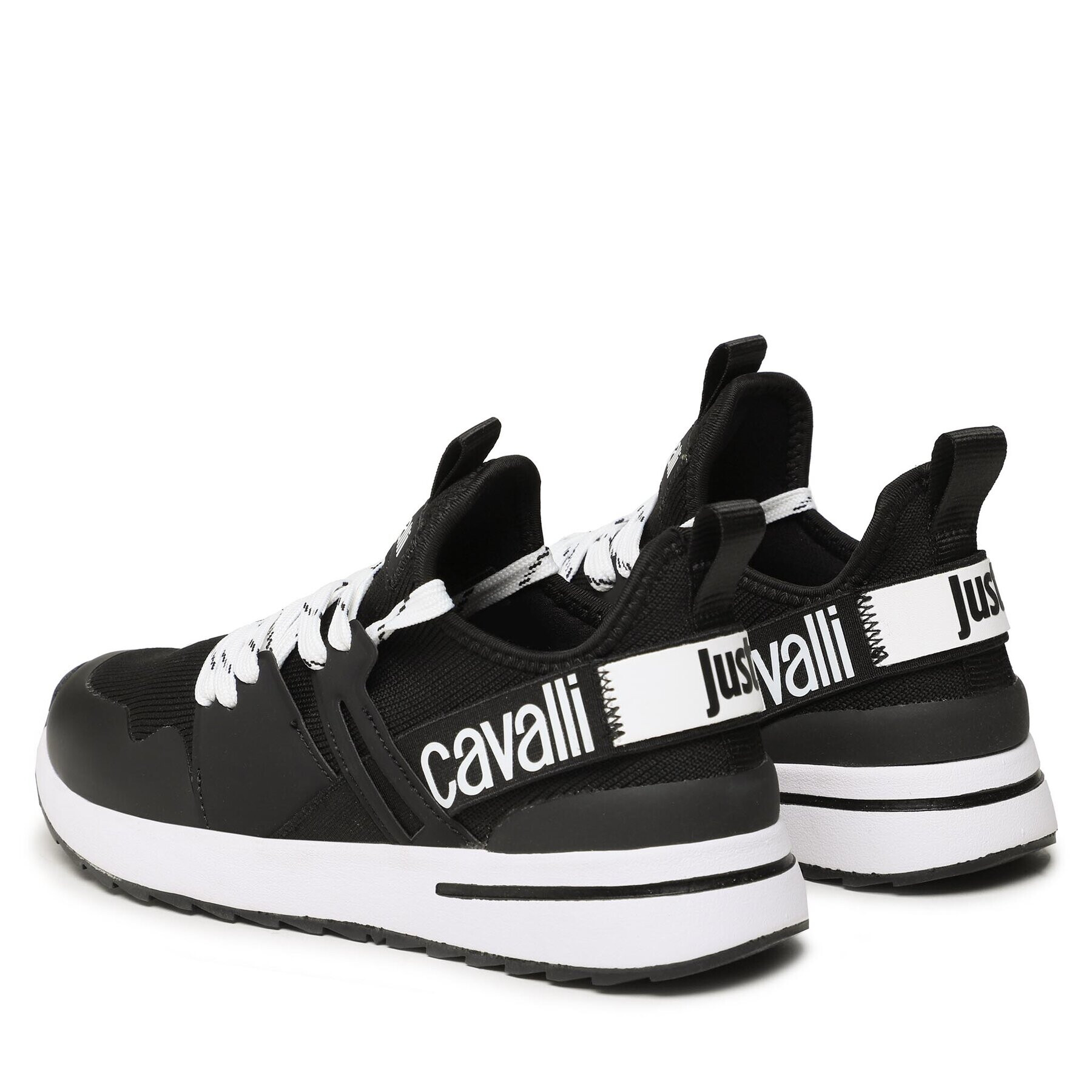 Just Cavalli Сникърси 74RB3SD3 Черен - Pepit.bg