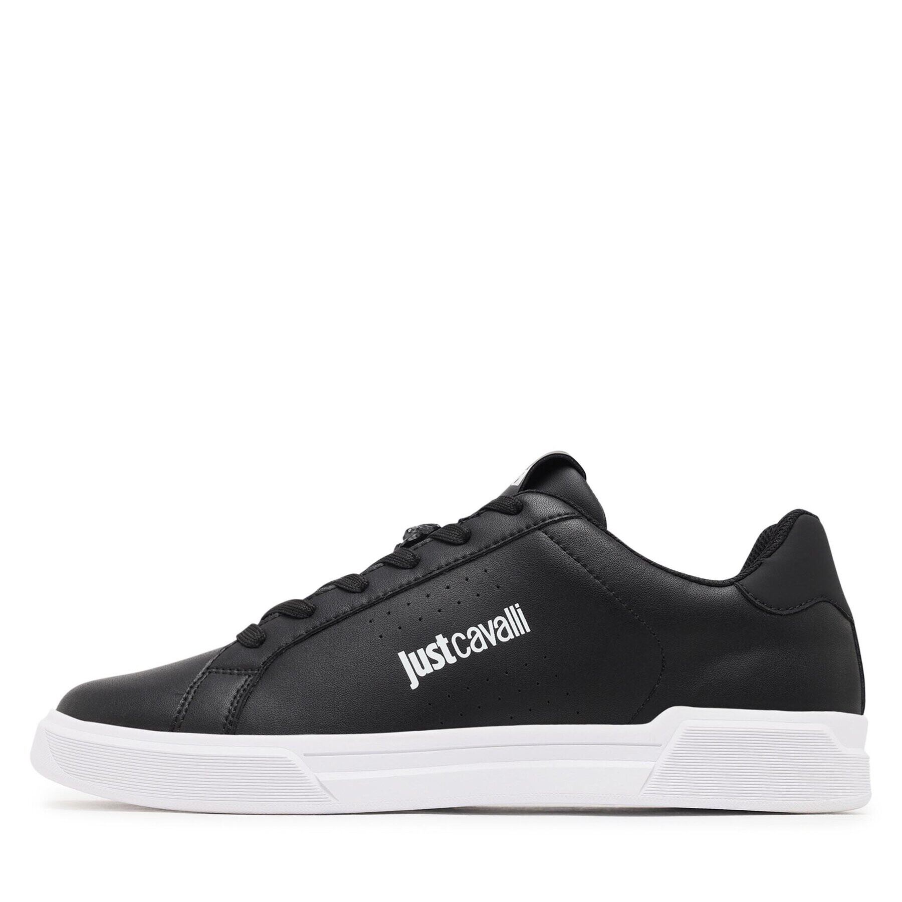 Just Cavalli Сникърси 75QA3SB3 Черен - Pepit.bg