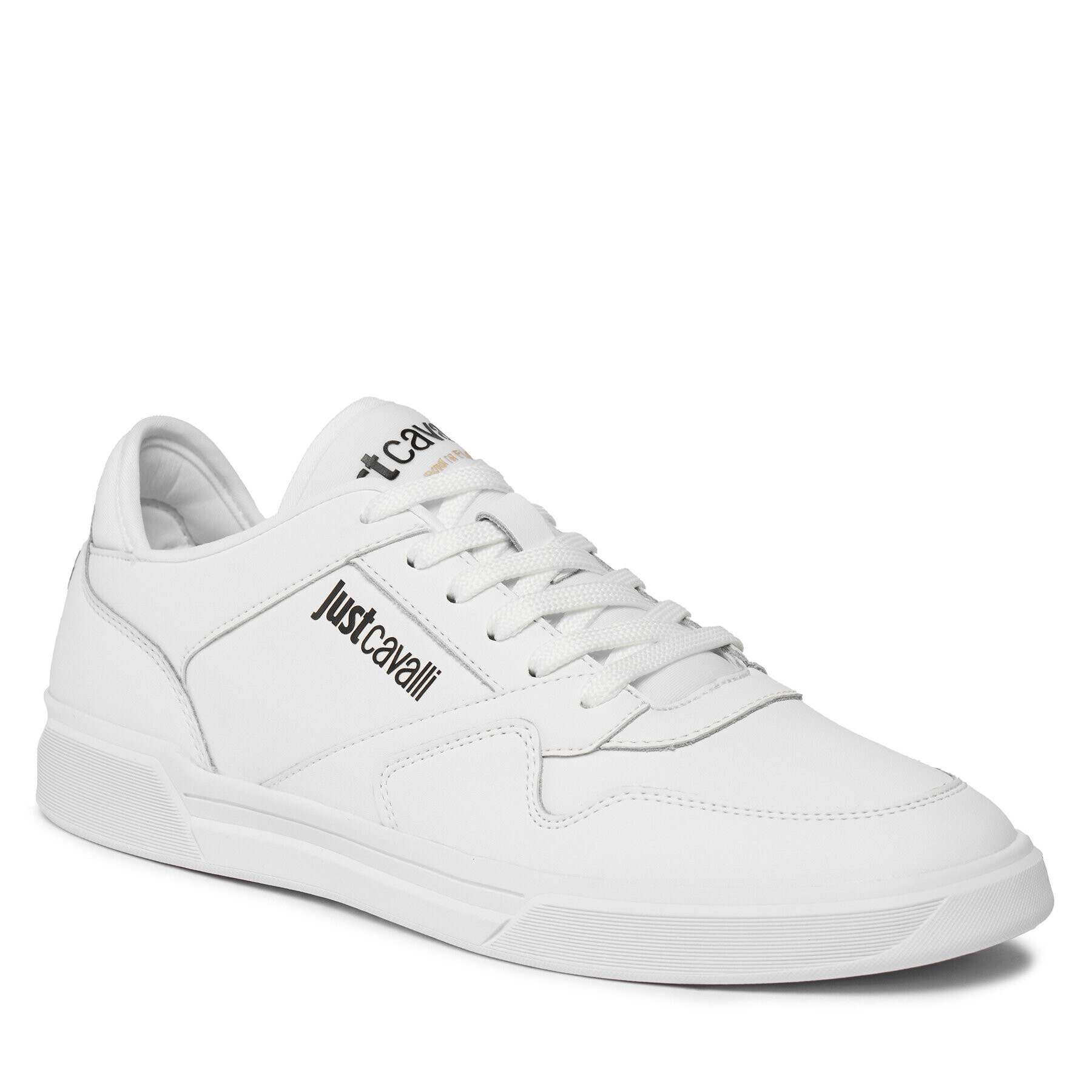 Just Cavalli Сникърси 75QA3SB6 Бял - Pepit.bg