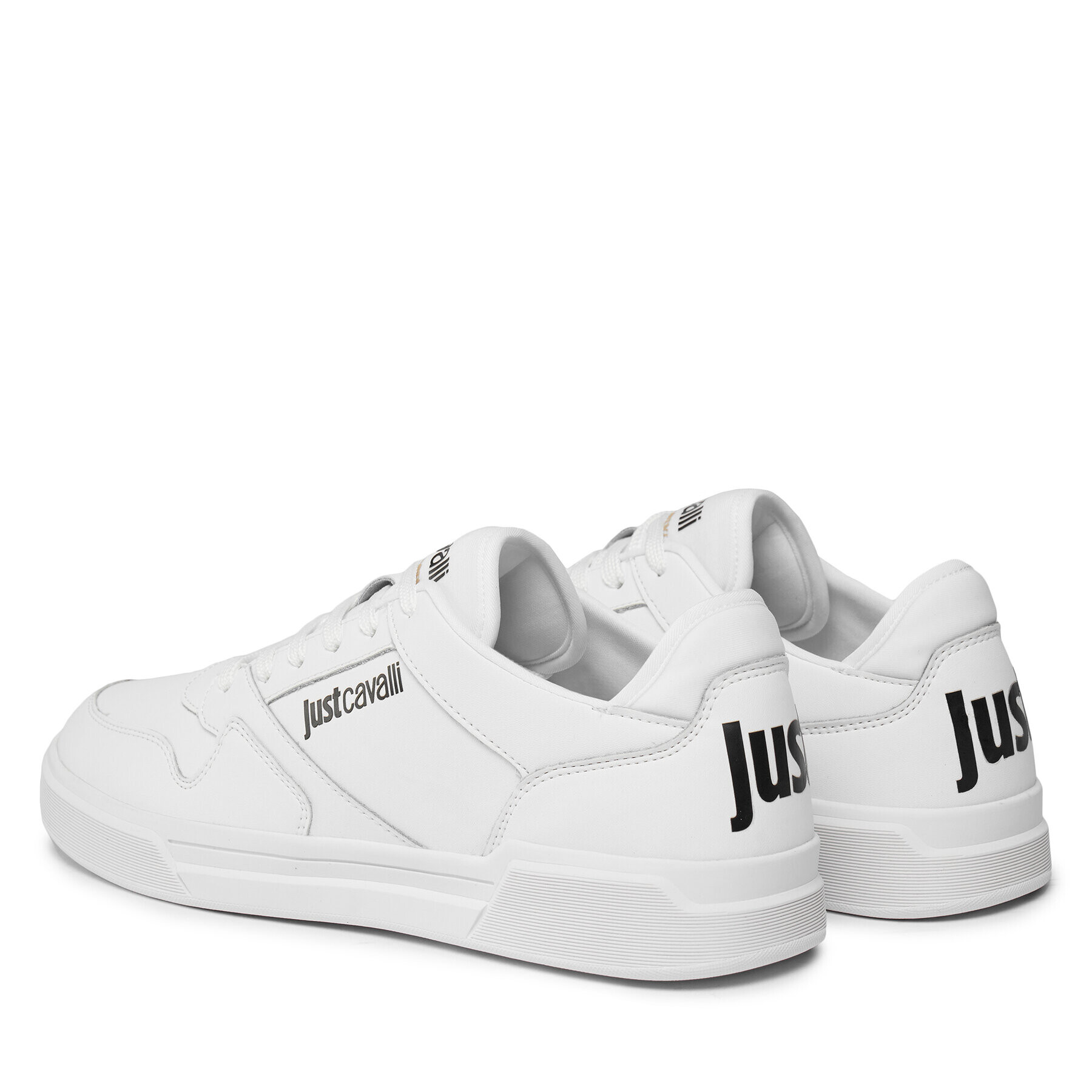 Just Cavalli Сникърси 75QA3SB6 Бял - Pepit.bg