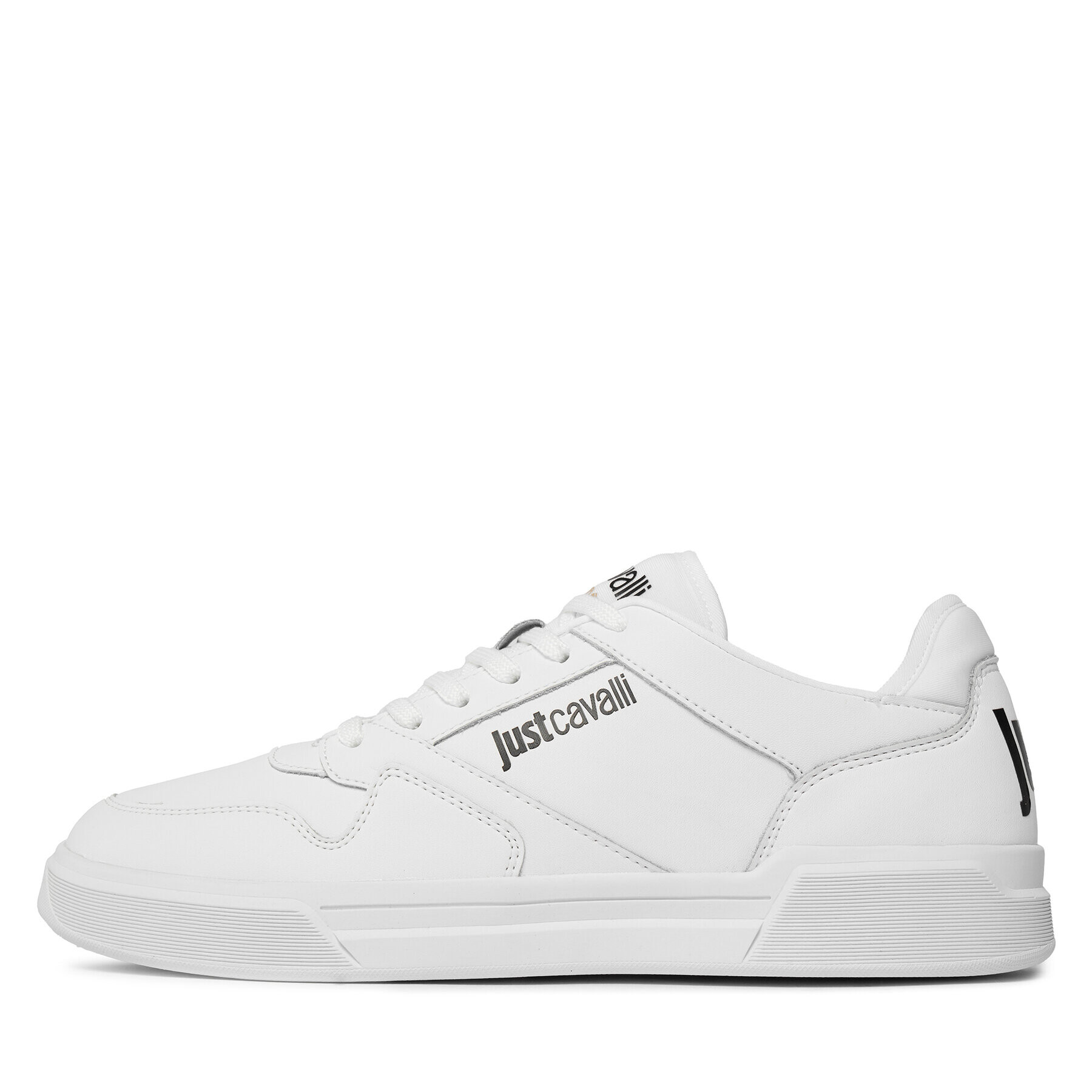 Just Cavalli Сникърси 75QA3SB6 Бял - Pepit.bg