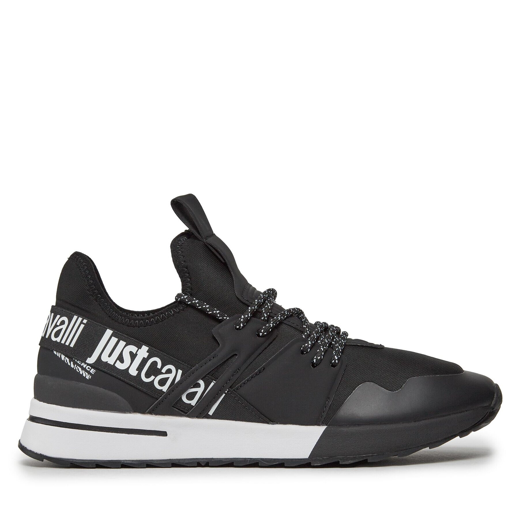 Just Cavalli Сникърси 75QA3SD3 Черен - Pepit.bg