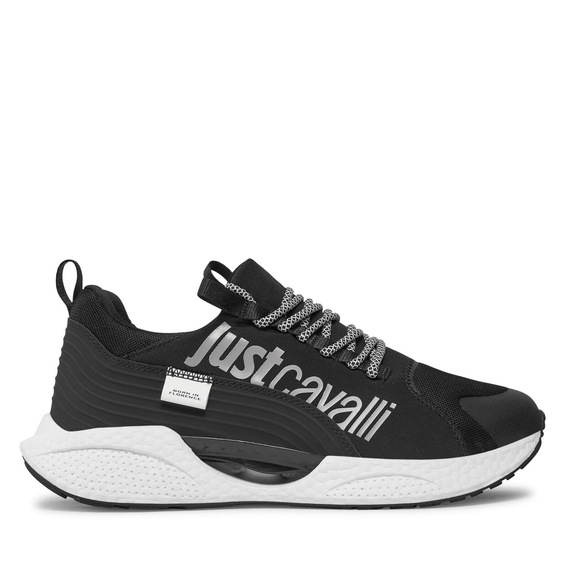 Just Cavalli Сникърси 75QA3SH2 Черен - Pepit.bg