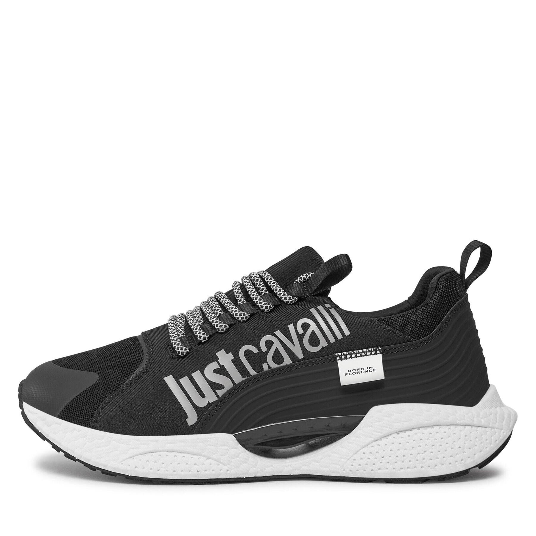 Just Cavalli Сникърси 75QA3SH2 Черен - Pepit.bg