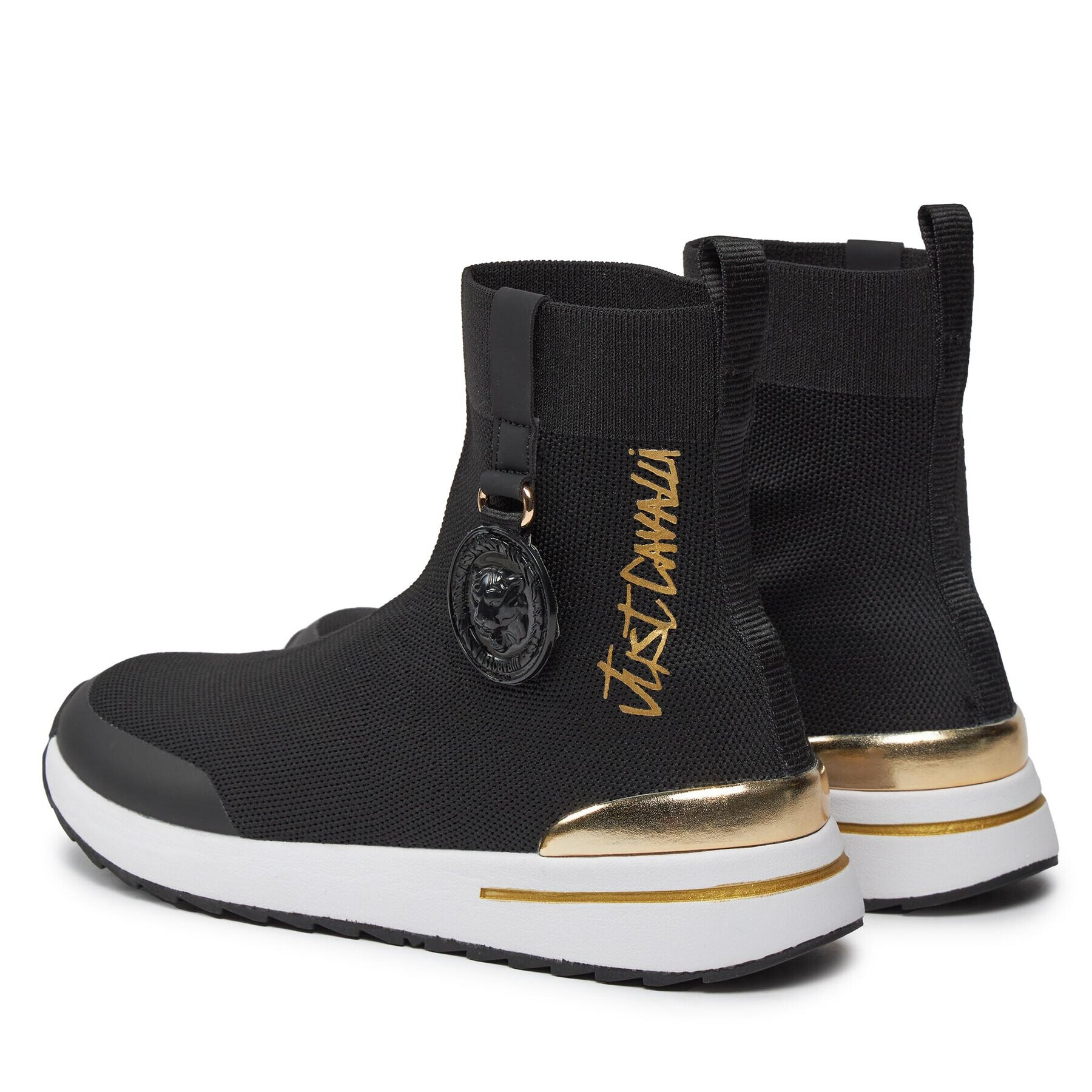 Just Cavalli Сникърси 75RA3SD4 Черен - Pepit.bg