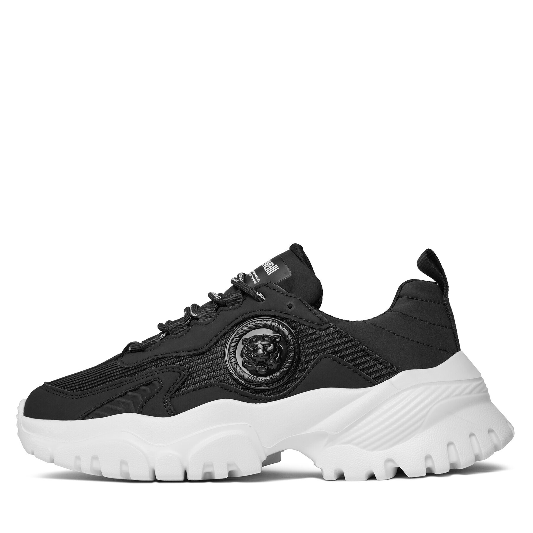 Just Cavalli Сникърси 75RA3SL5 Черен - Pepit.bg