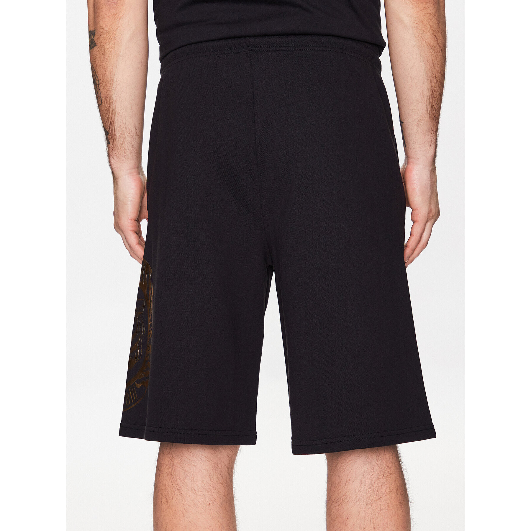 Just Cavalli Спортни шорти 74OBDF02 Черен Regular Fit - Pepit.bg