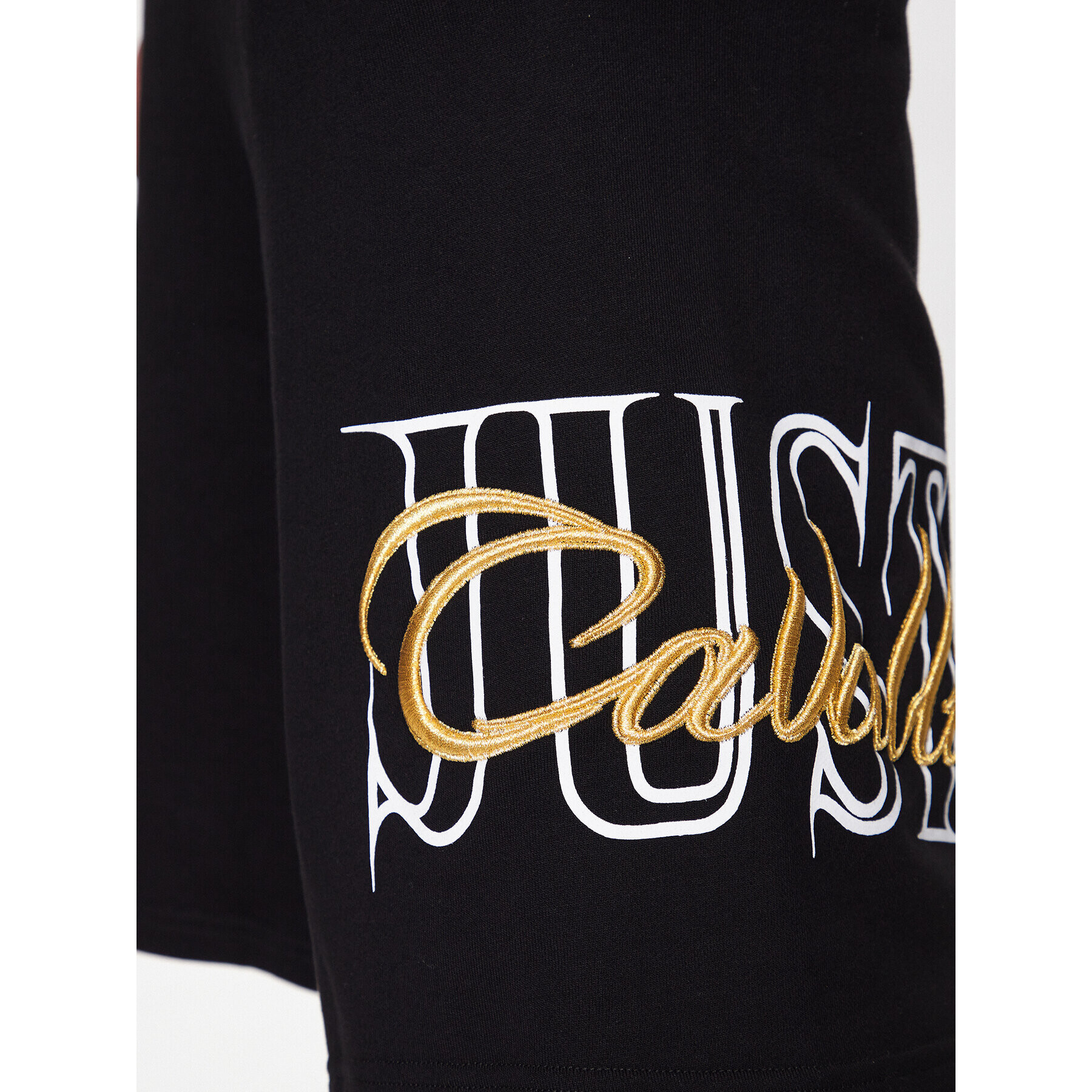 Just Cavalli Спортни шорти 74OBDI07 Черен Regular Fit - Pepit.bg